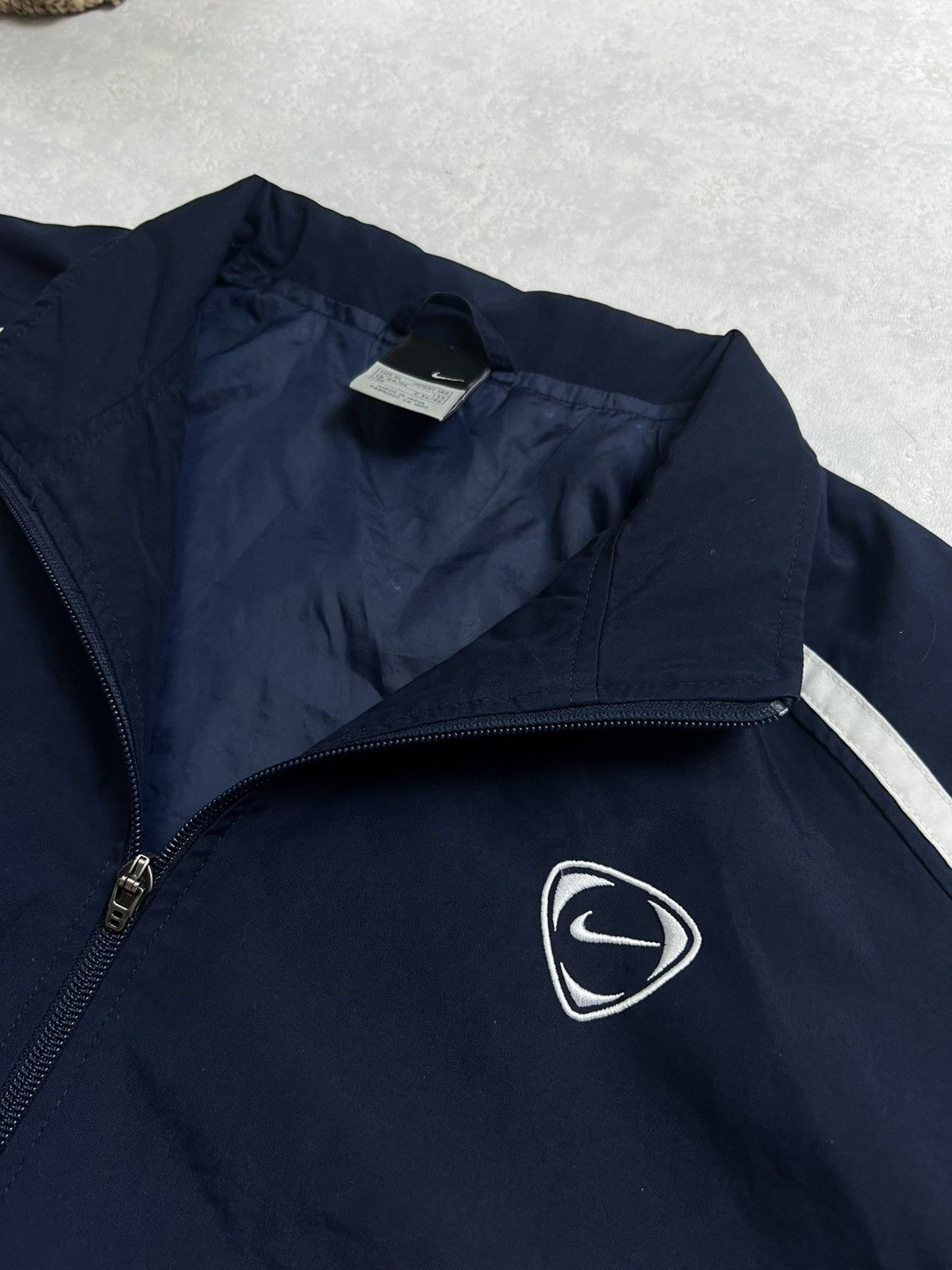 Nike 90s Nike Double Swoosh Vintage Y2K Oversized Retro Jacket Size US XL / EU 56 / 4 - 4 Thumbnail