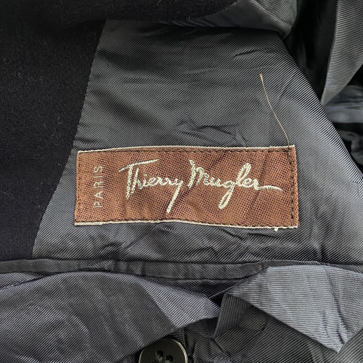 Thierry Mugler Vintage THIERRY MUGLER PARIS Plain Blue Blazer Coat Size US M / EU 48-50 / 2 - 3 Thumbnail