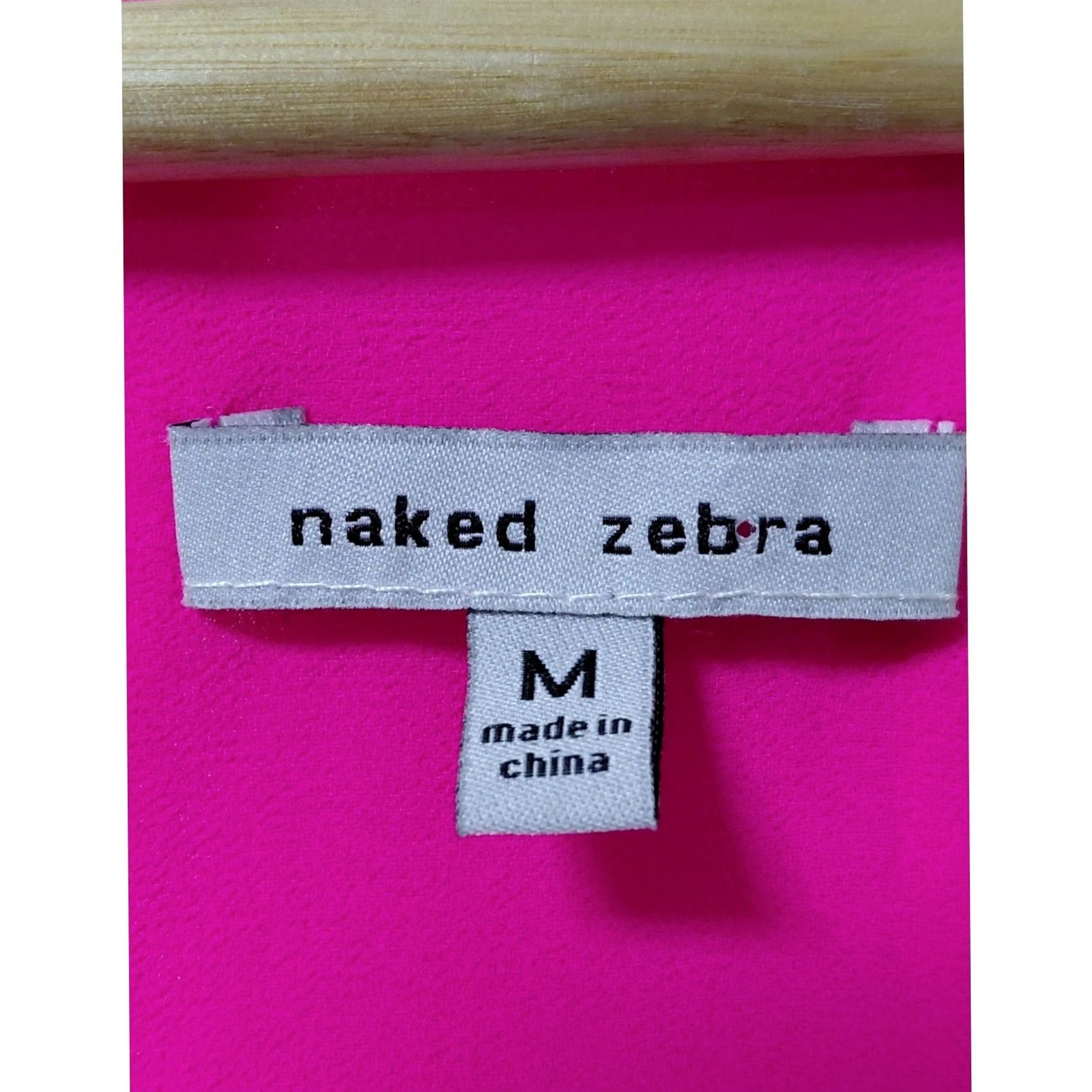 Vintage Naked Zebra Pink Solid Lightweight Women M Tank Top Size M / US 6-8 / IT 42-44 - 3 Thumbnail