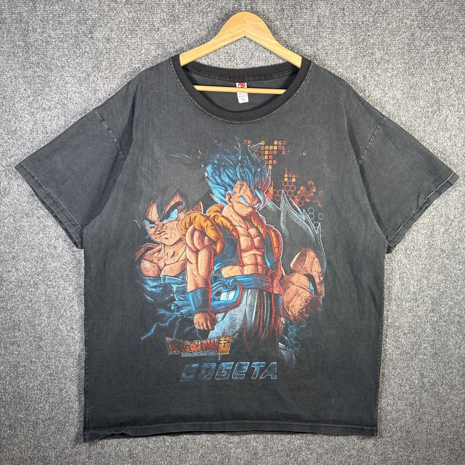 Vintage Dragon Ball Z Shirt XL Faded Anime 90s Peyote AOP