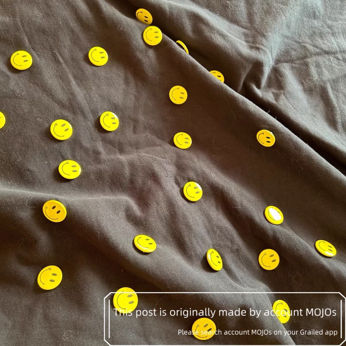 Raf Simons Raf Simons x Smiley Pin x Patch Oversized Scarf mojos253 Size ONE SIZE - 3 Thumbnail