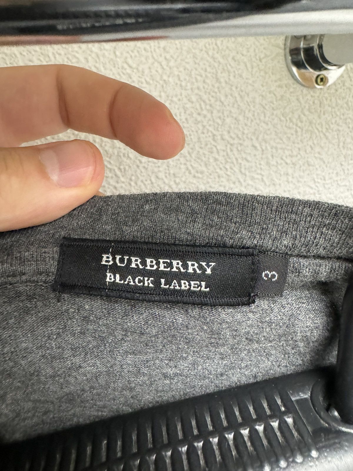Burberry Burberry Black Label Love Grey t-shirt 3 size S Size US S / EU 44-46 / 1 - 5 Thumbnail
