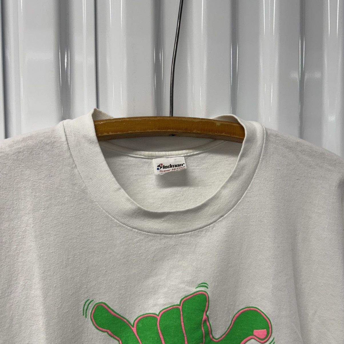 Japanese Brand × Vintage RARE Vintage Hang Loose Surfing Hawaii Tee Size US L / EU 52-54 / 3 - 5 Thumbnail