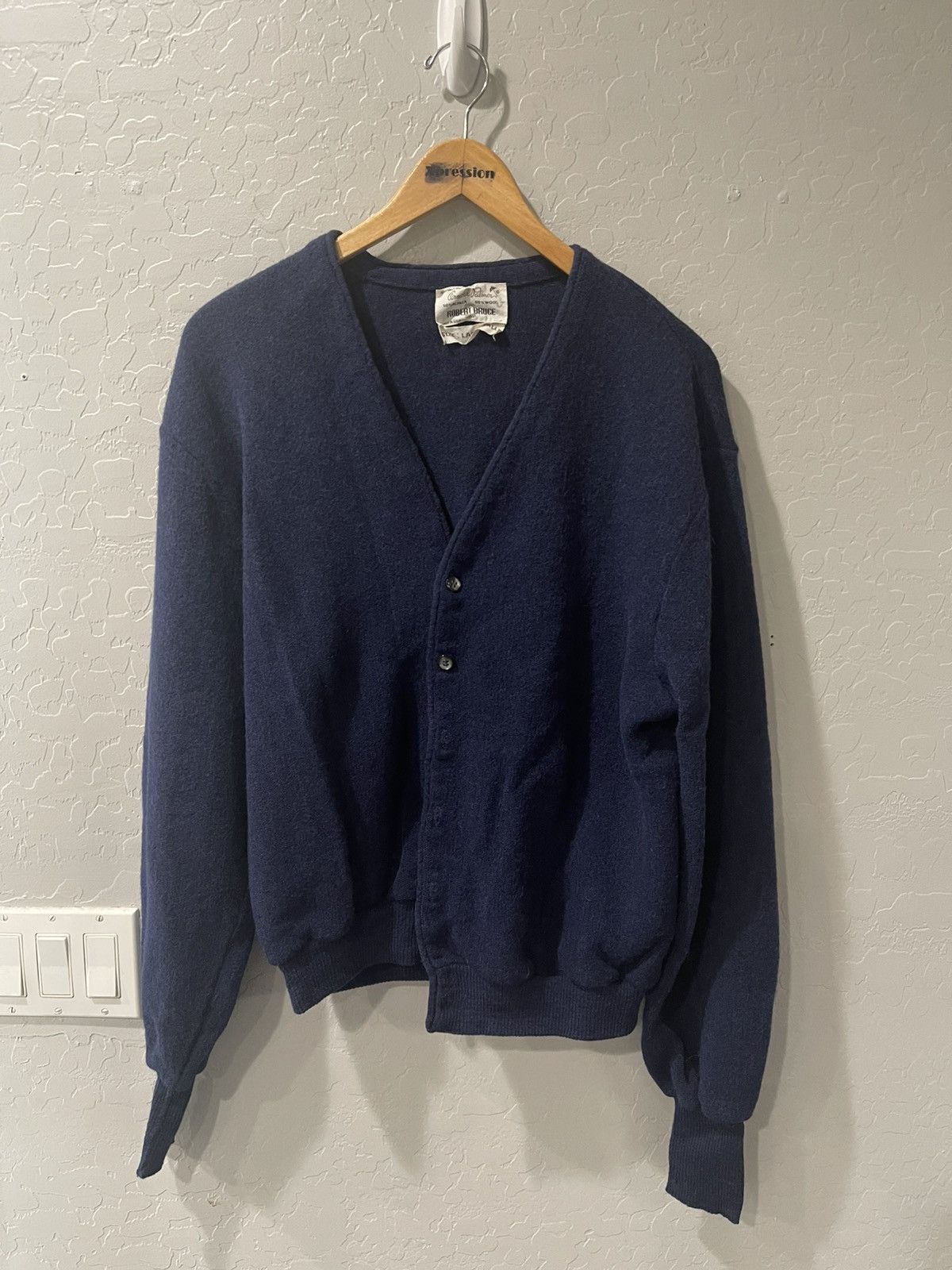 PGA Tour × Tiger Woods × Vintage Vintage Arnold Palmer Navy Blue Golf Cardigan Large Size US L / EU 52-54 / 3 - 1 Thumbnail