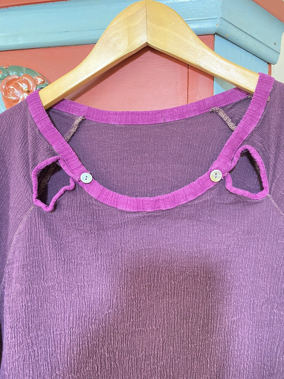 Tsumori Chisato TSUMORI CHISATO purple pleated top Size M / US 6-8 / IT 42-44 - 13 Thumbnail