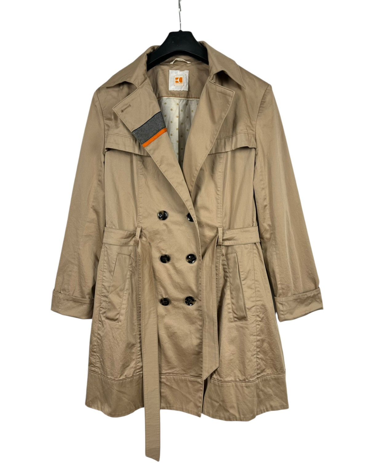 Hugo Boss Boss Orange Trench Coat Belted size US10 IT46 Size L / US 10 / IT 46 - 12 Thumbnail
