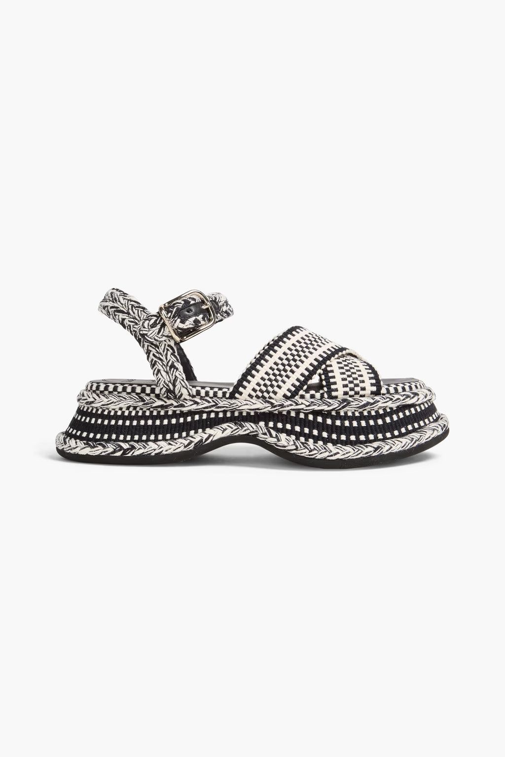 Chloe o1y0825 Sandals in Black/White Size US 5 / IT 35 - 1 Thumbnail