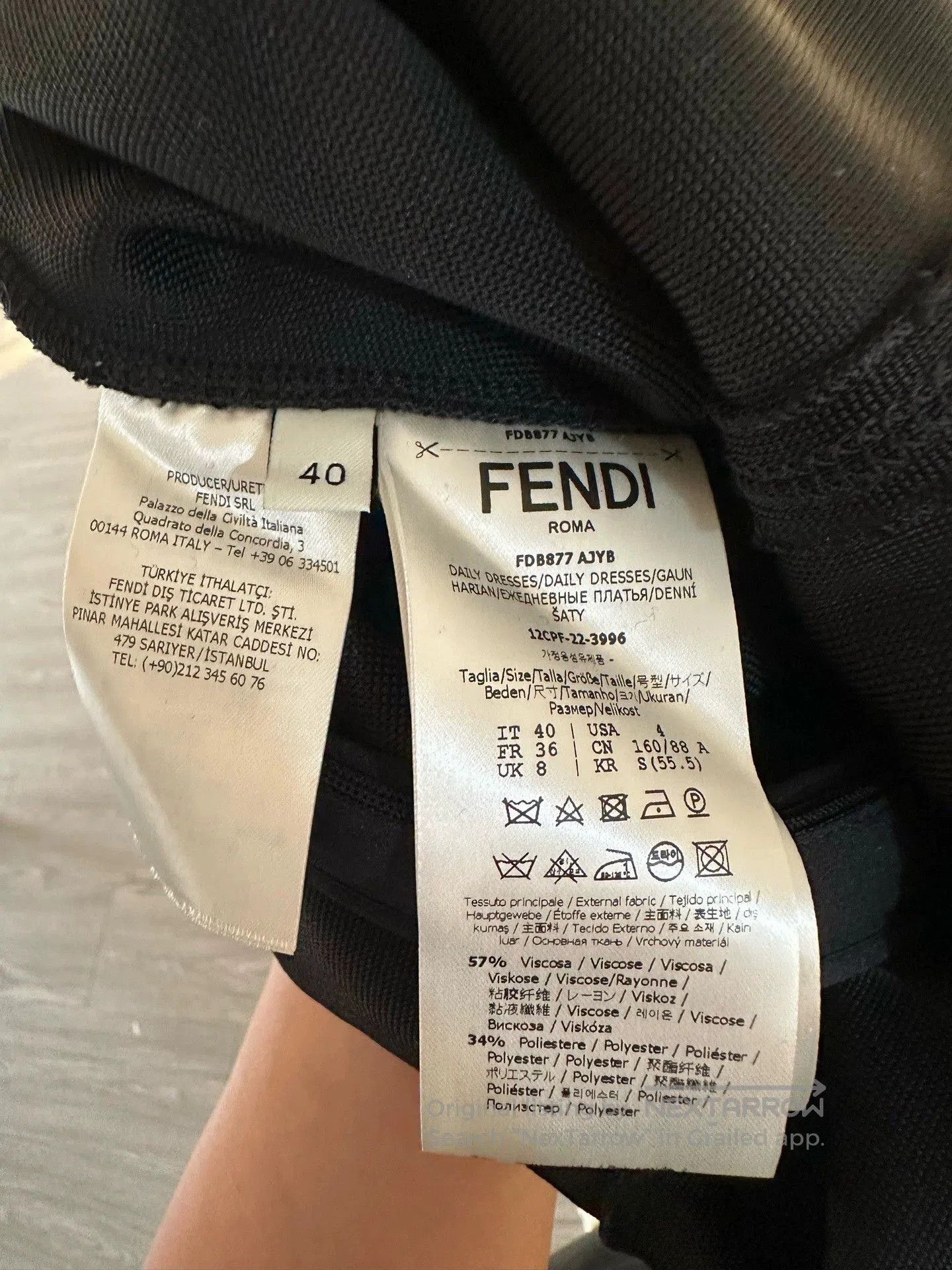 Fendi fendi saddle bag dress with belt. Size US M / EU 48-50 / 2 - 8 Thumbnail