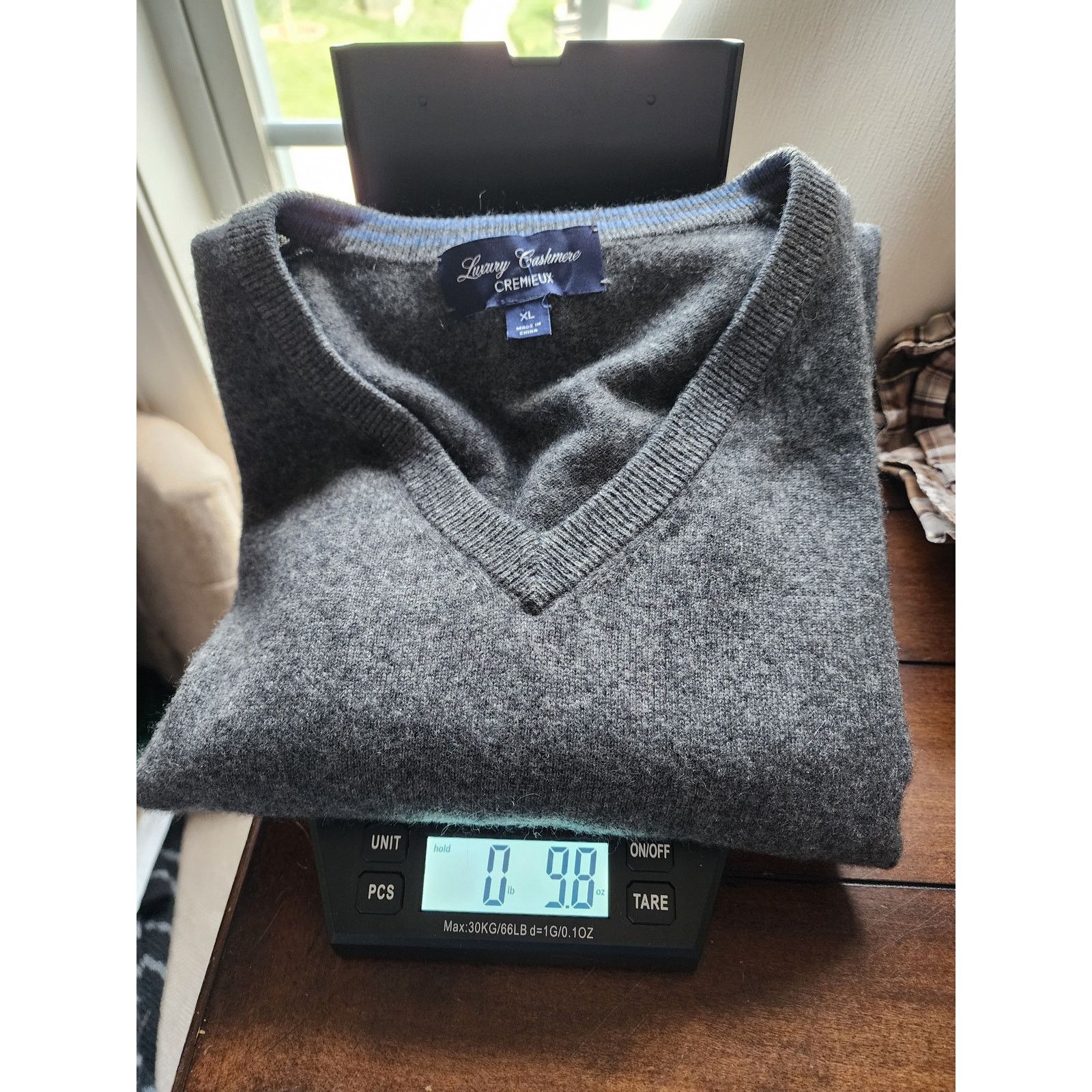 Cremieux Cremieux 100% Luxury Cashmere Mens Sweater XL Heathered Gray Size US XL / EU 56 / 4 - 8 Thumbnail