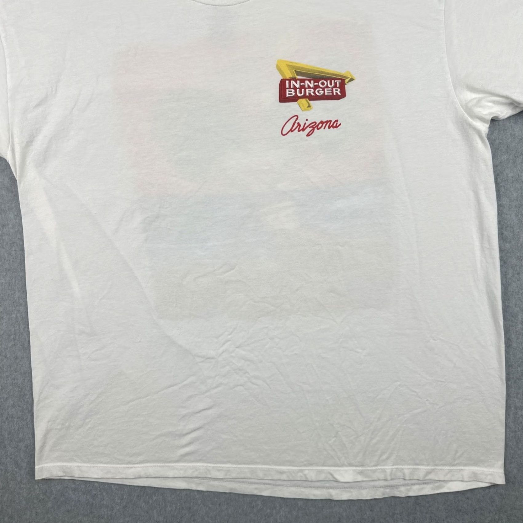 Vintage VINTAGE In-N-Out Burger XXL White T Shirt Graphic Print Tee 2015 Sean Ellingson Mens Short Sleeve Crew Neck Shirt Size US XXL / EU 58 / 5 - 5 Thumbnail