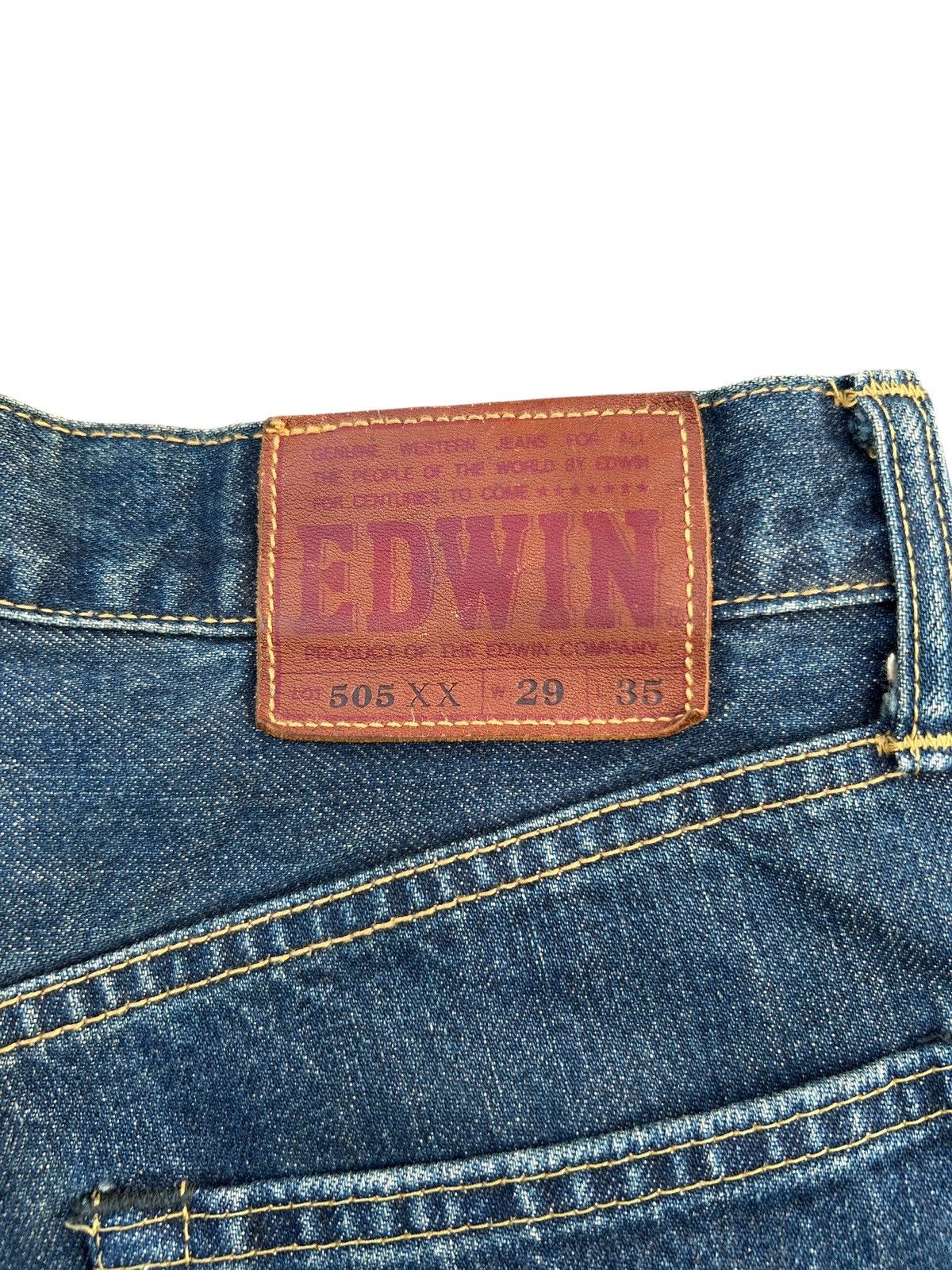 Kapital VINTAGE EDWIN 505XX SELVEDGE RUSTY DENIM JEANS Size US 28 / EU 44 - 4 Thumbnail