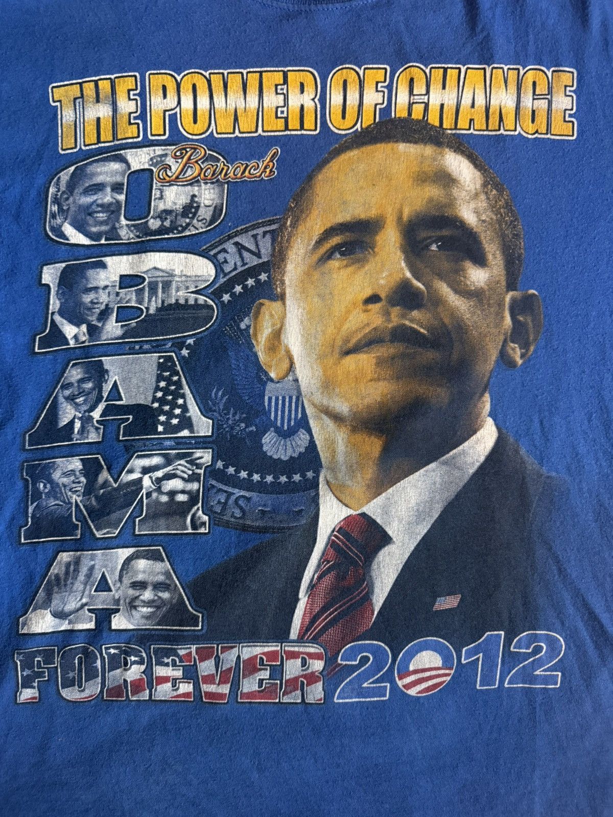 Vintage Vintage 2000s Obama rap tee style shirt Size US L / EU 52-54 / 3 - 2 Thumbnail