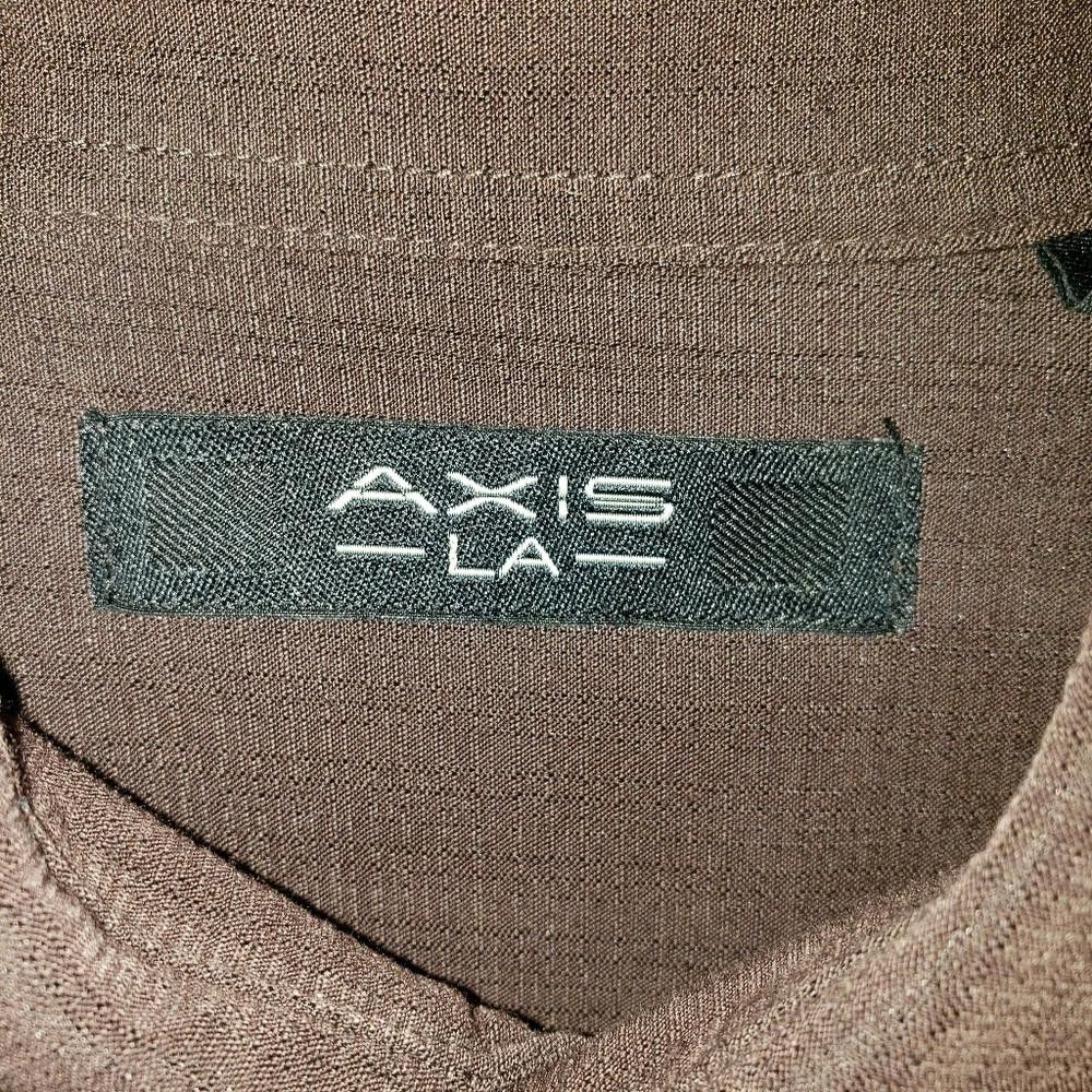 Designer CT1886 Axis LA Brown Short Sleeve Shirt XL Size US XL / EU 56 / 4 - 2 Thumbnail