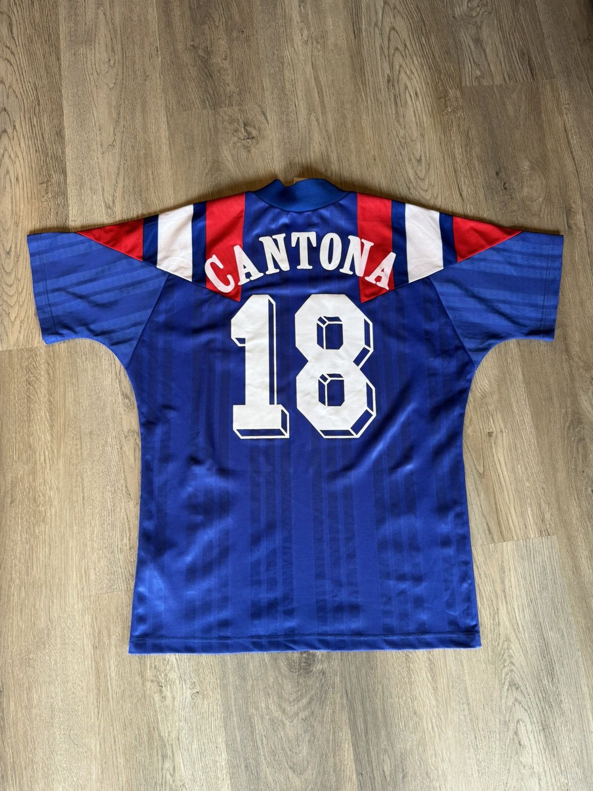 Adidas FRANCE 1992 HOME JERSEY SHIRT BY ADIDAS Size US L / EU 52-54 / 3 - 5 Thumbnail