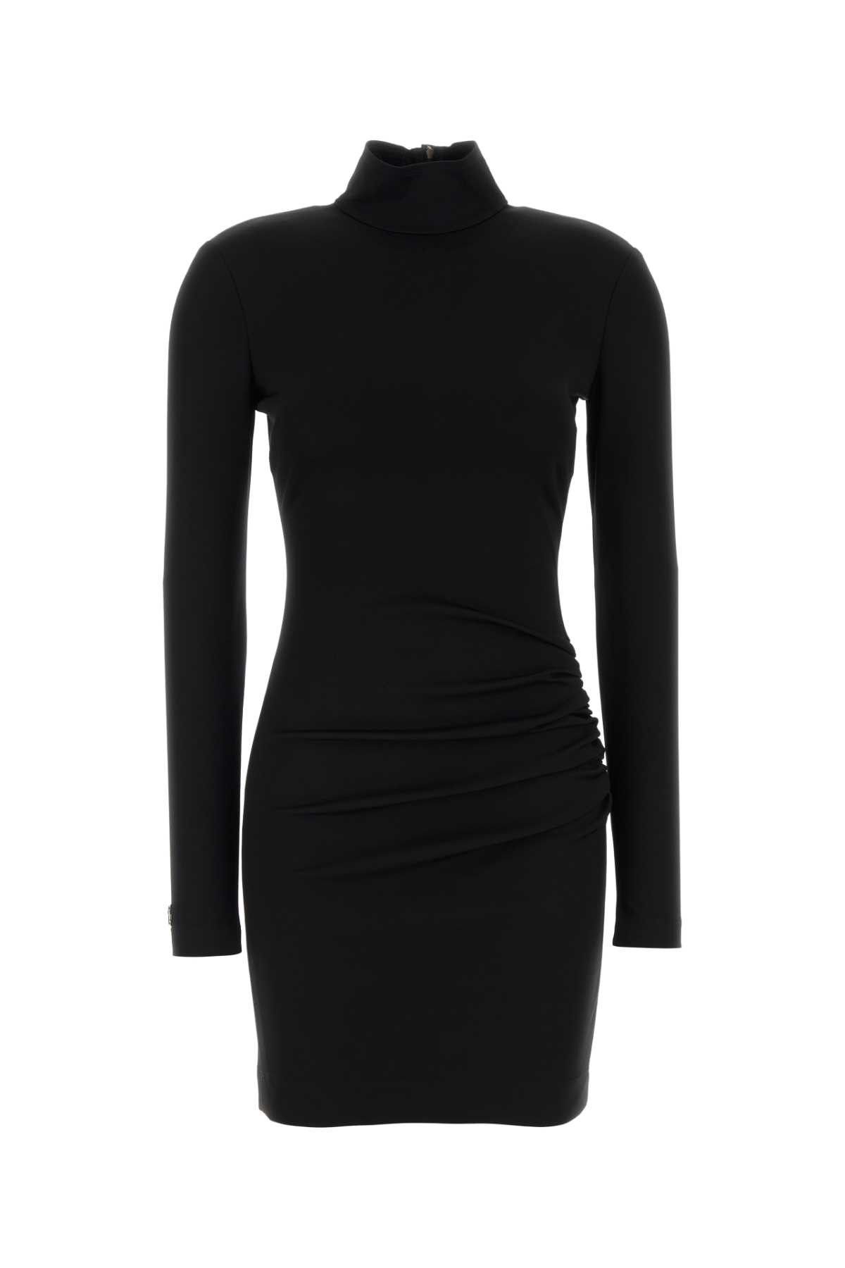 Dolce & Gabbana Black Stretch Viscose Blend Mini Dress Size M / US 6-8 / IT 42-44 - 1 Thumbnail