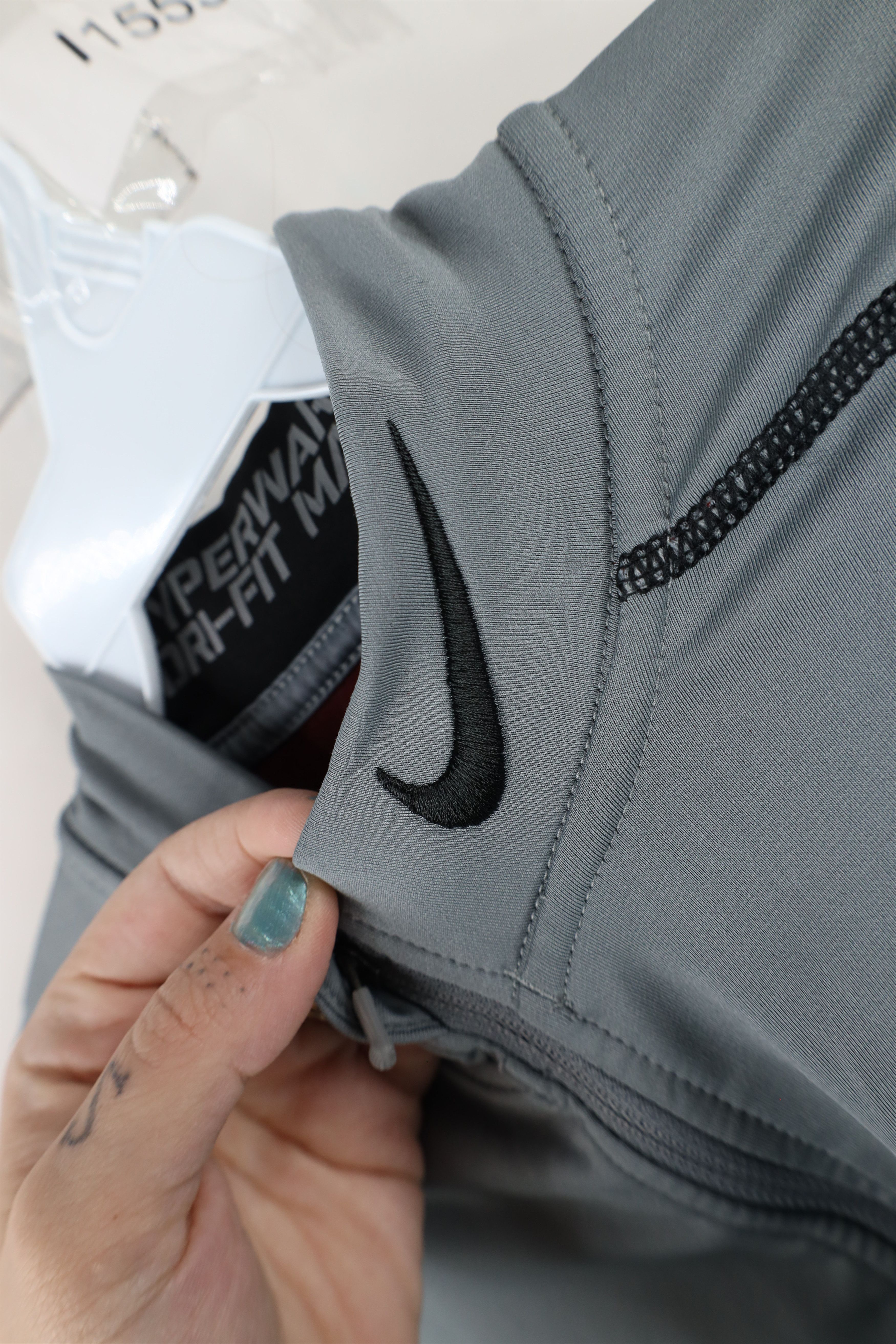 Nike × Vintage Nike Pro Combat Hyperwarm Half Zip Fleece Lined Pullover Top Size US M / EU 48-50 / 2 - 7 Thumbnail