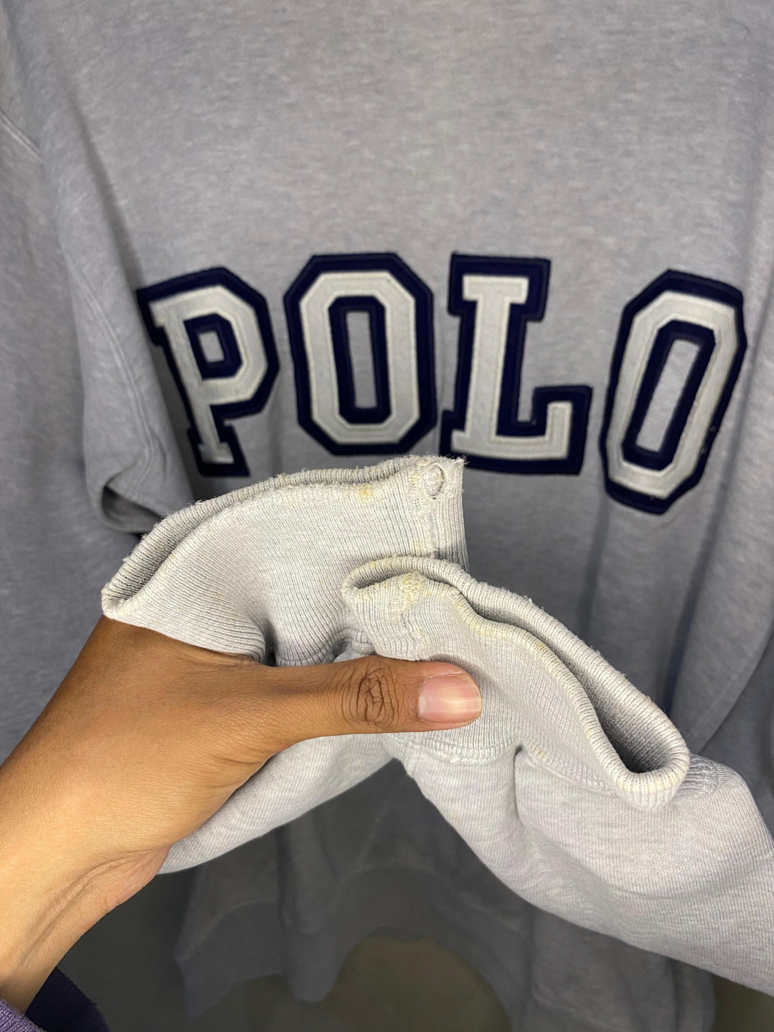 Polo Ralph Lauren Sweatshirt Crewneck Polo with "POLO" Size US L / EU 52-54 / 3 - 7 Thumbnail