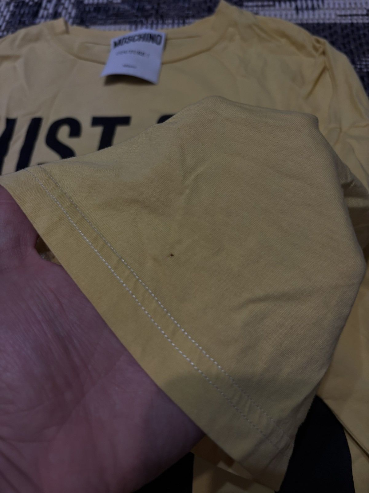 Moschino MOSCHINO Just Say Rare Relaxed Fit T-Shirt Size US M / EU 48-50 / 2 - 5 Thumbnail