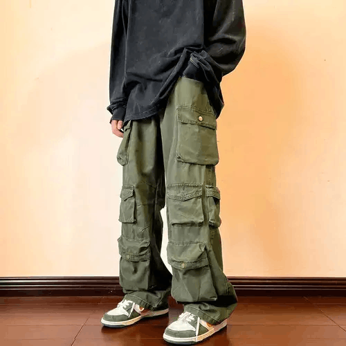 Japanese Brand Cargo Pants Multi-pockets Size US 28 / EU 44 - 1 Thumbnail