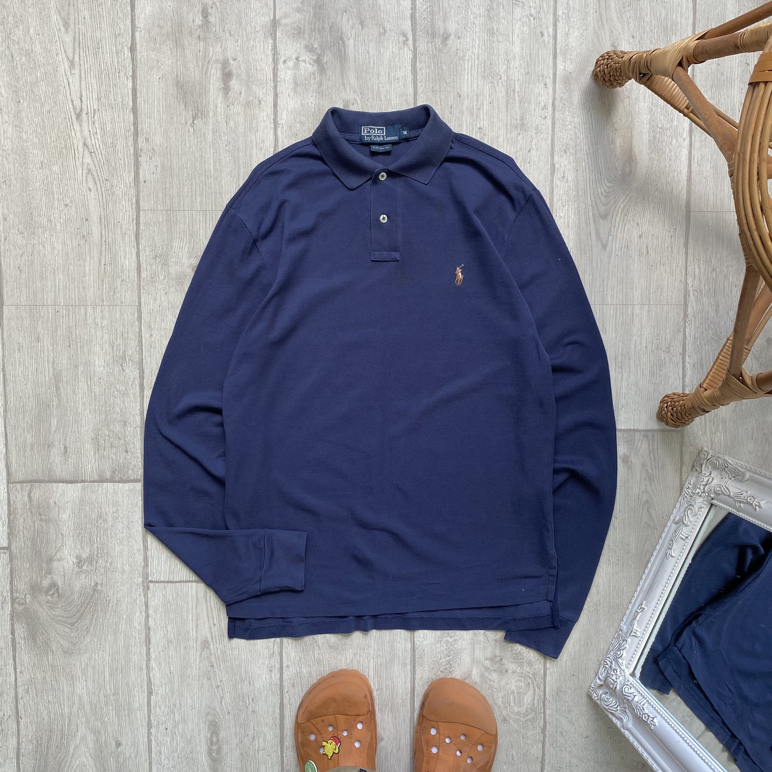 Polo Ralph Lauren Vintage 90s Polo Ralph Lauren rugby light shirt long sleeve Size US M / EU 48-50 / 2 - 1 Thumbnail