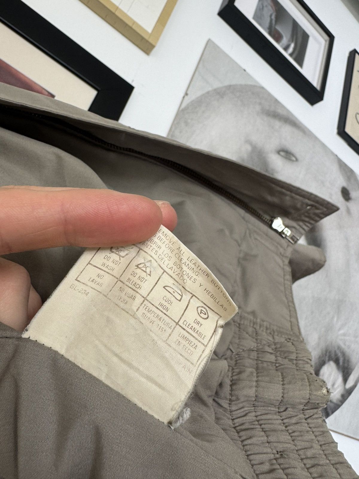 Burberry Vintage Burberry Gray Casual Jacket 90s Streetwear Designer Size US L / EU 52-54 / 3 - 5 Thumbnail
