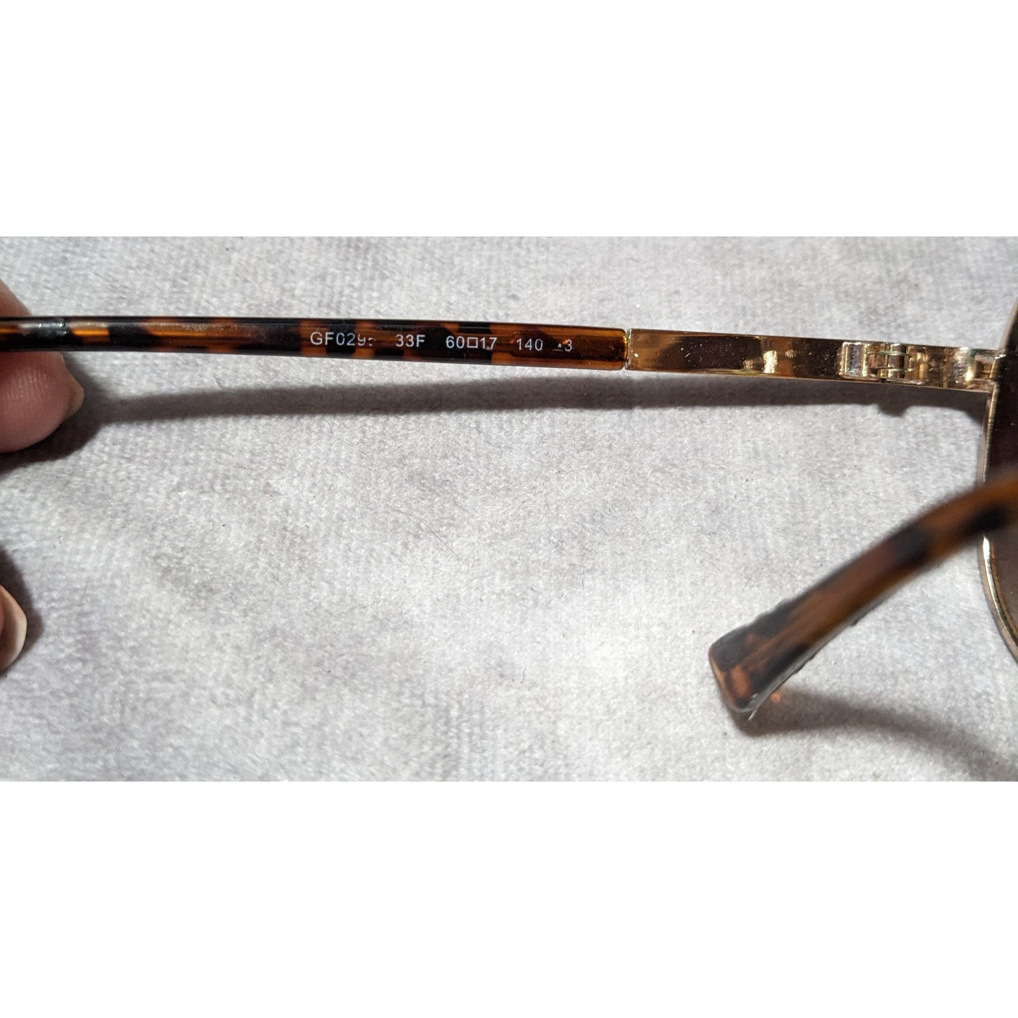 Guess Guess GF0295 Gold Tortoise Aviator Sunglasses Size ONE SIZE - 8 Thumbnail