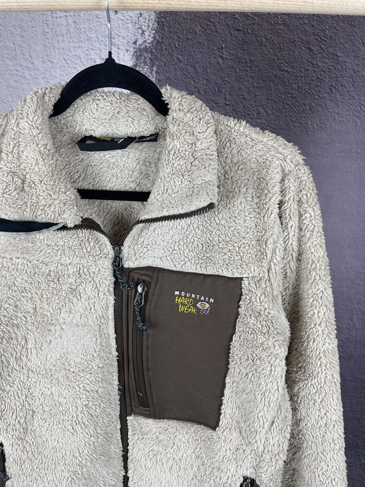 Mountain Hardwear Vintage Mountain Hardwear Fuzzy Shag Fleece Jacket Brown Size M / US 6-8 / IT 42-44 - 6 Thumbnail