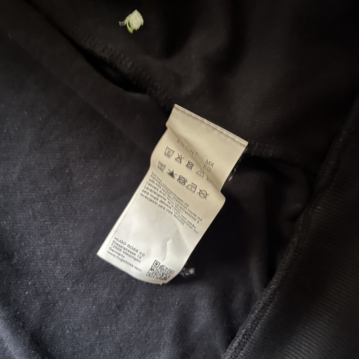 Hugo Boss Hugo Boss Men's Black Zip Up Light Jacket Size XL Size US XL / EU 56 / 4 - 10 Thumbnail