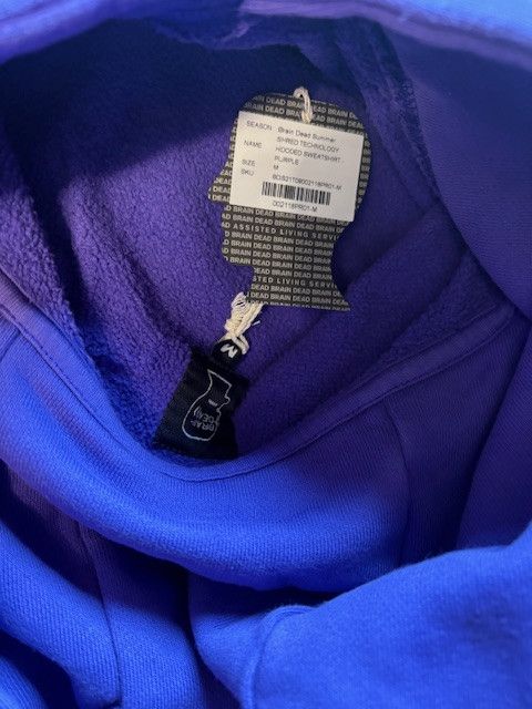 Brain Dead Brain Dead x Them Shred Technology Hoodie, Purple Medium Size US M / EU 48-50 / 2 - 4 Thumbnail
