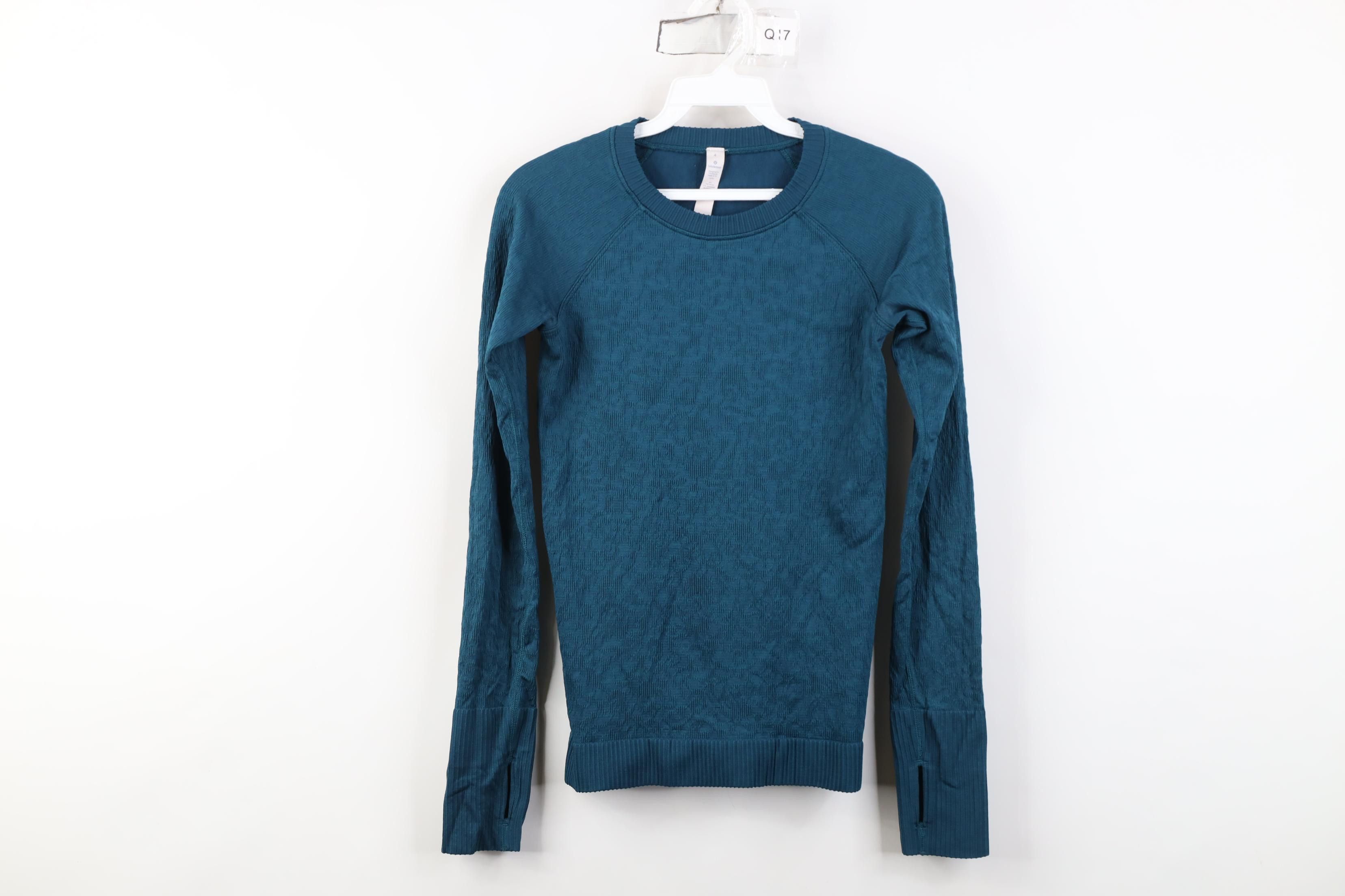 Lululemon Lululemon Rest Less Geometric Pullover Top Long Sleeve Shirt Size S / US 4 / IT 40 - 1 Thumbnail