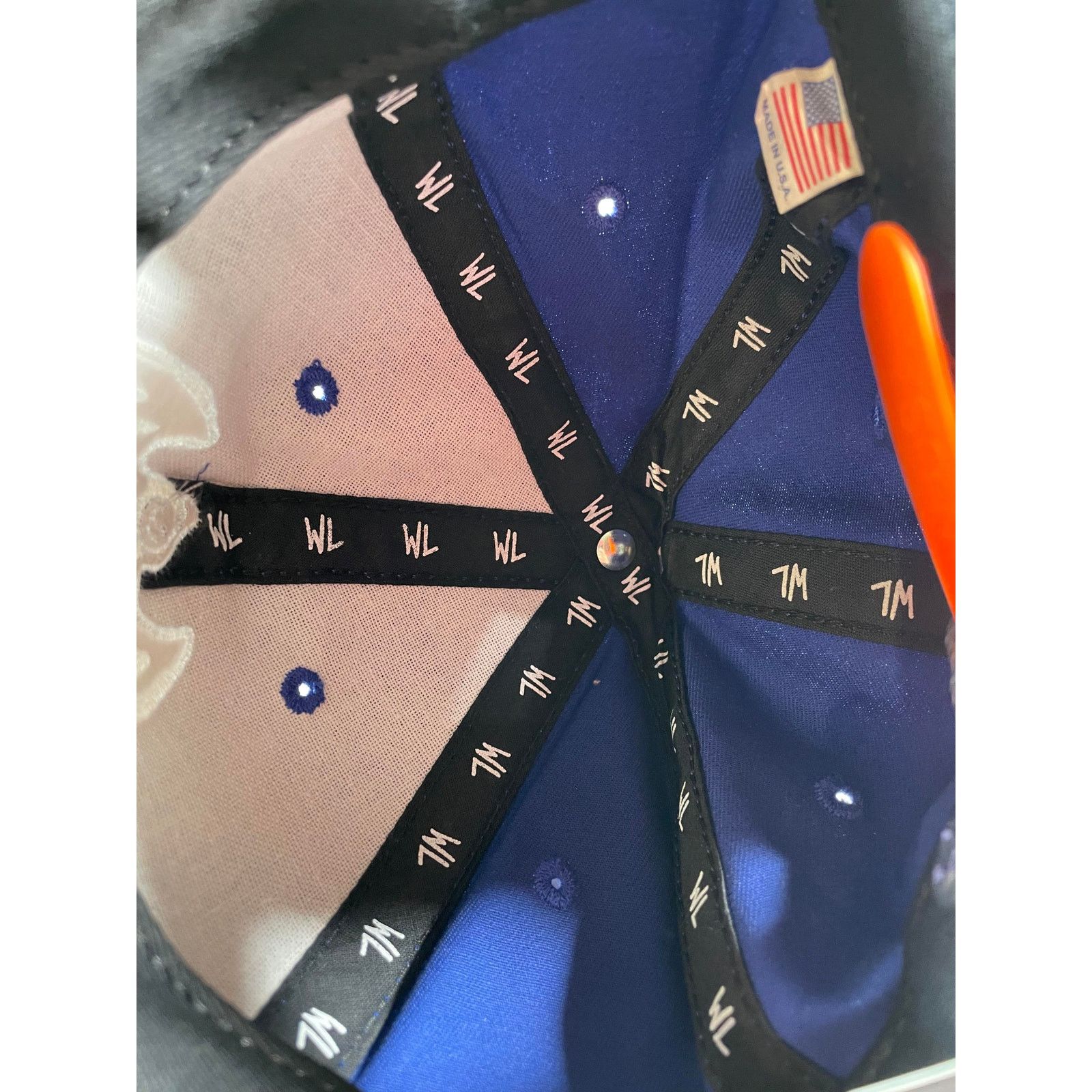 Warren Lotas Warren Lotas Blue & Orange Cap Size ONE SIZE - 2 Thumbnail