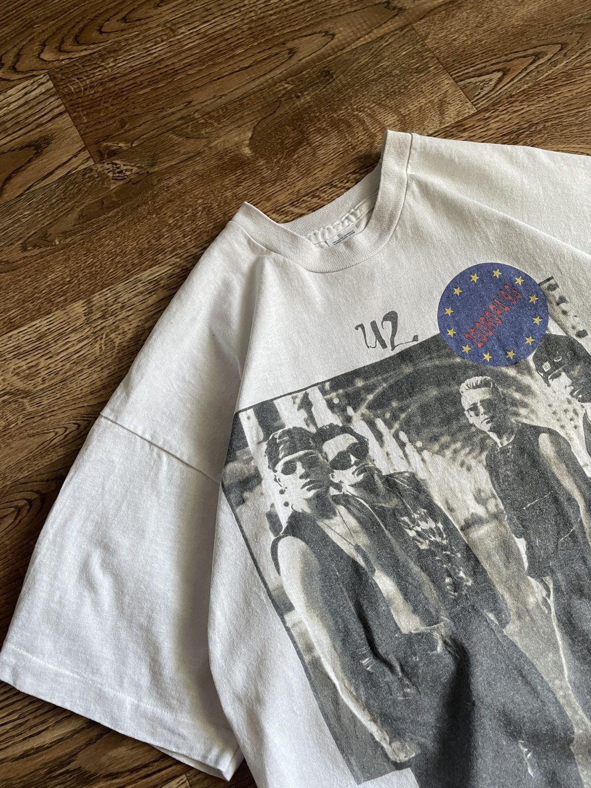Band Tees × Vintage Vintage U2 T-shirt zooropa 90s tour tee 1993 rock band Size US XL / EU 56 / 4 - 3 Thumbnail