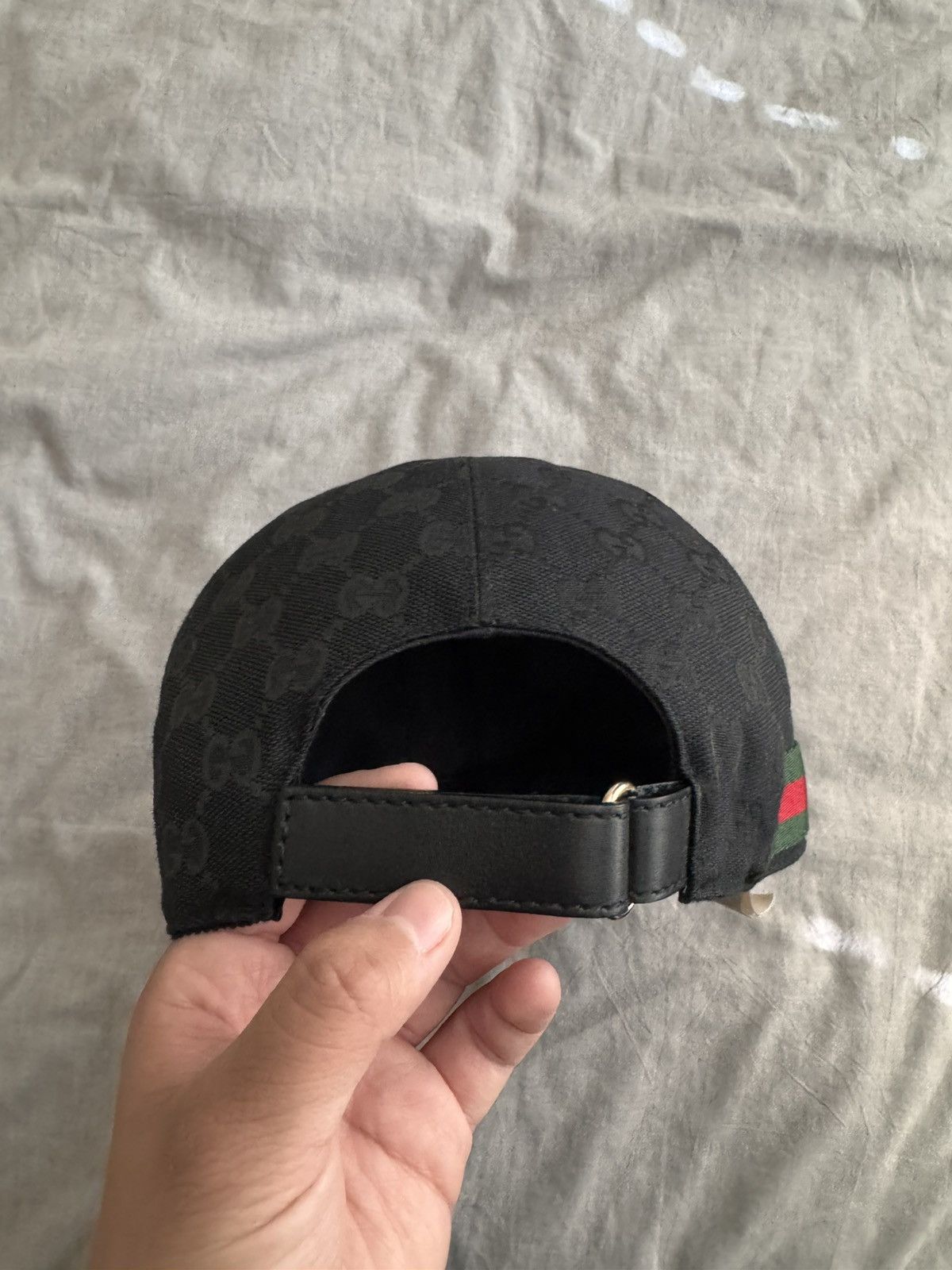 Gucci Gucci GG canvas baseball hat with Web black Size Large Size ONE SIZE - 2 Thumbnail