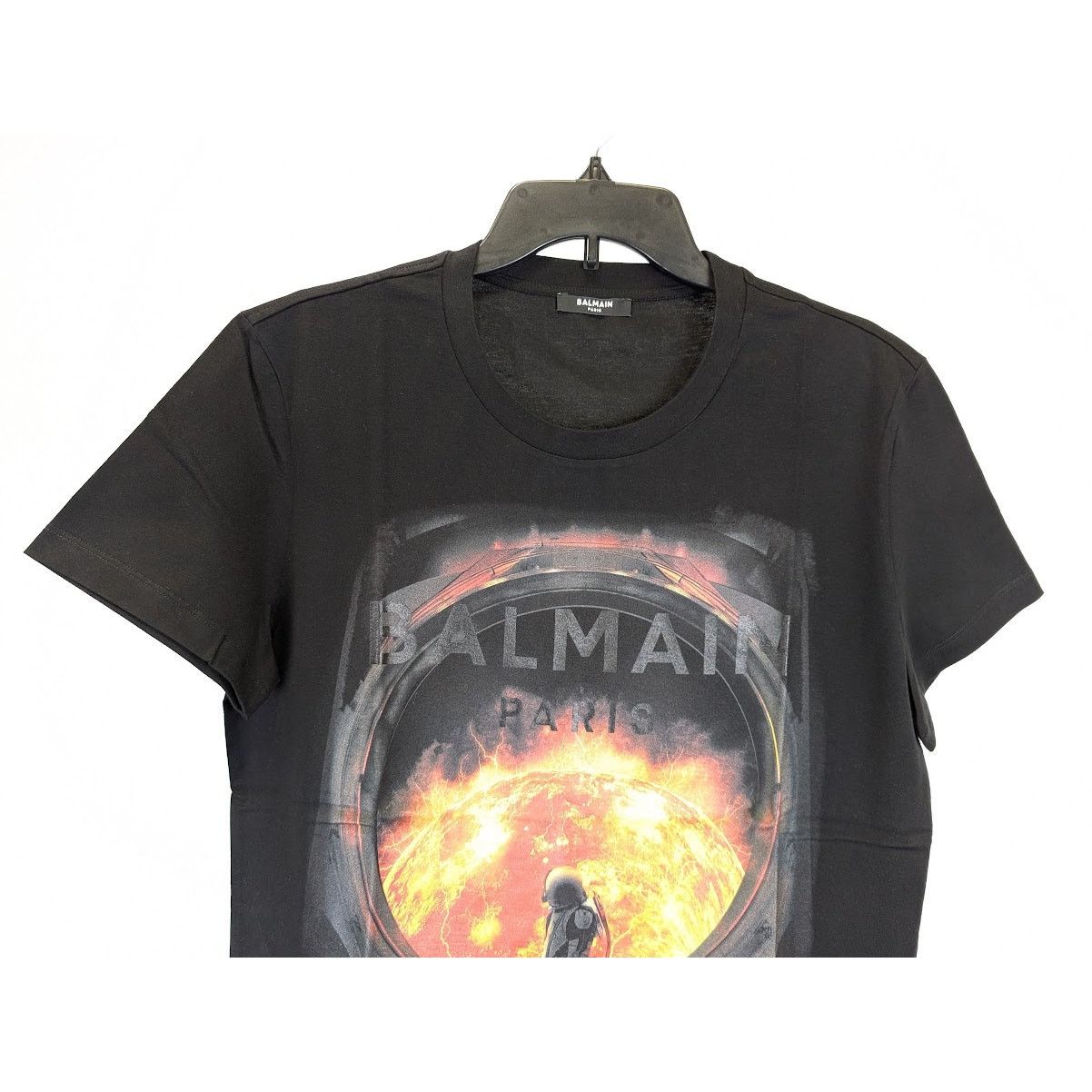 Balmain o1rshd1 Q:3 / T-Shirt in Black Size US M / EU 48-50 / 2 - 9 Thumbnail
