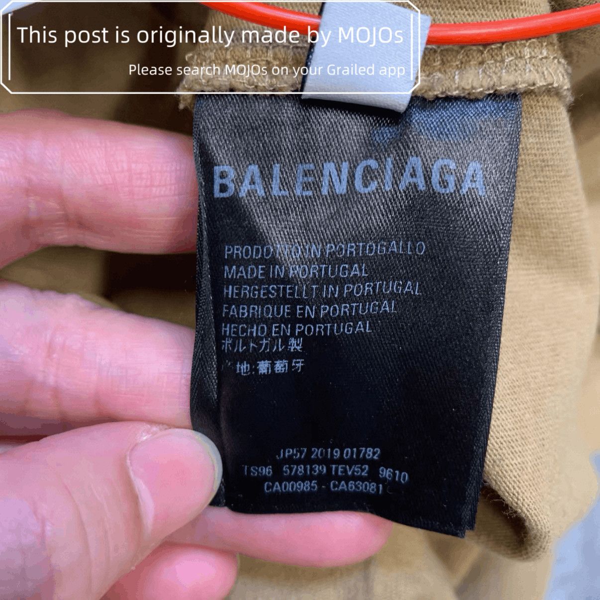 Balenciaga Balenciaga Logo Food Program Oversized Tee mojos1313 Size US XS / EU 42 / 0 - 4 Thumbnail
