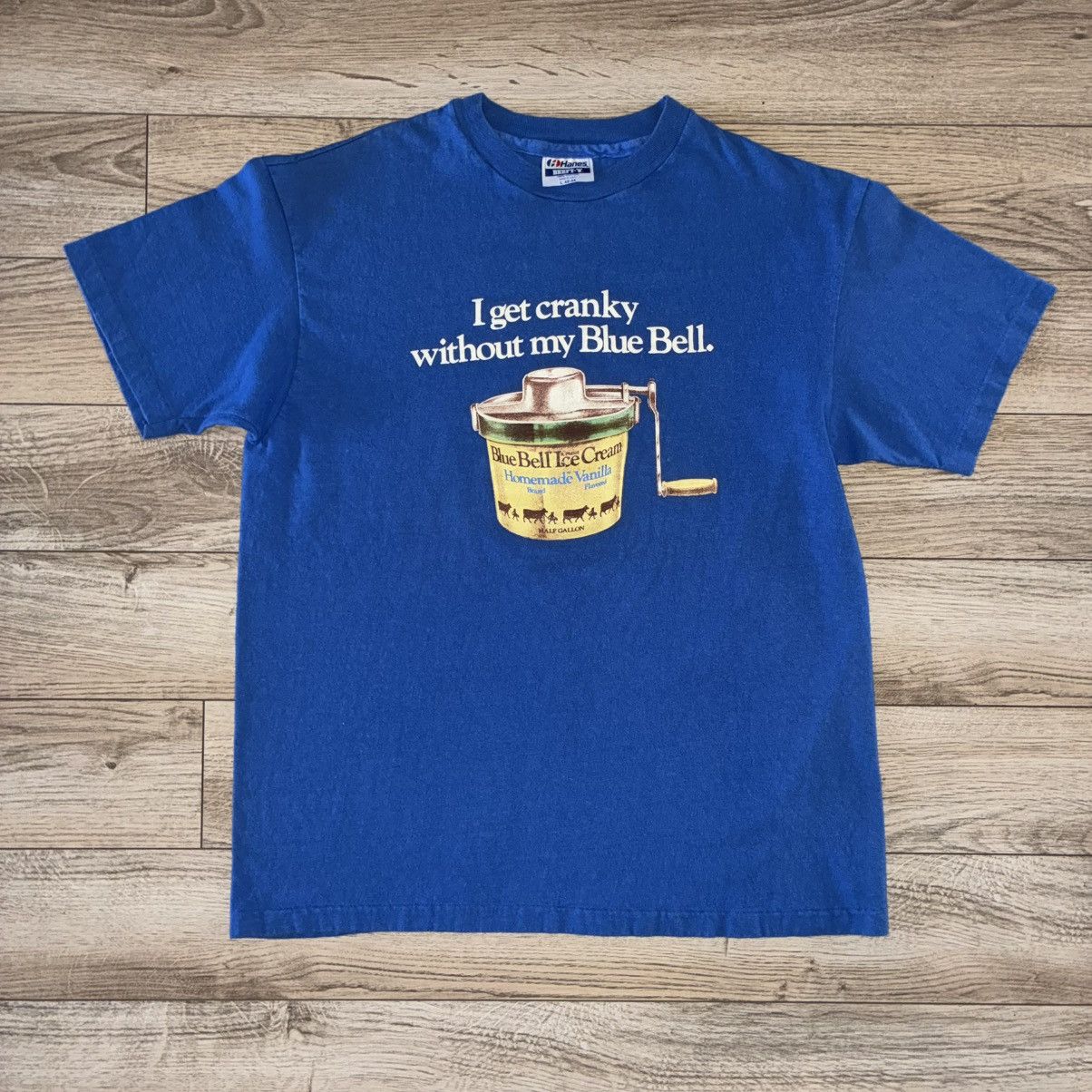 Hanes 80s Blue Bell Ice Cream promo tee shirt Size US M / EU 48-50 / 2 - 1 Thumbnail