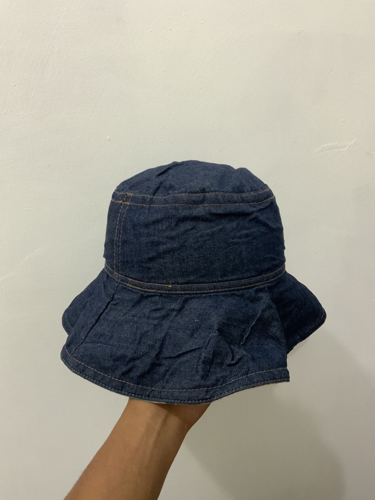 Denime Denim Flower Reversible Hat Size ONE SIZE - 4 Thumbnail
