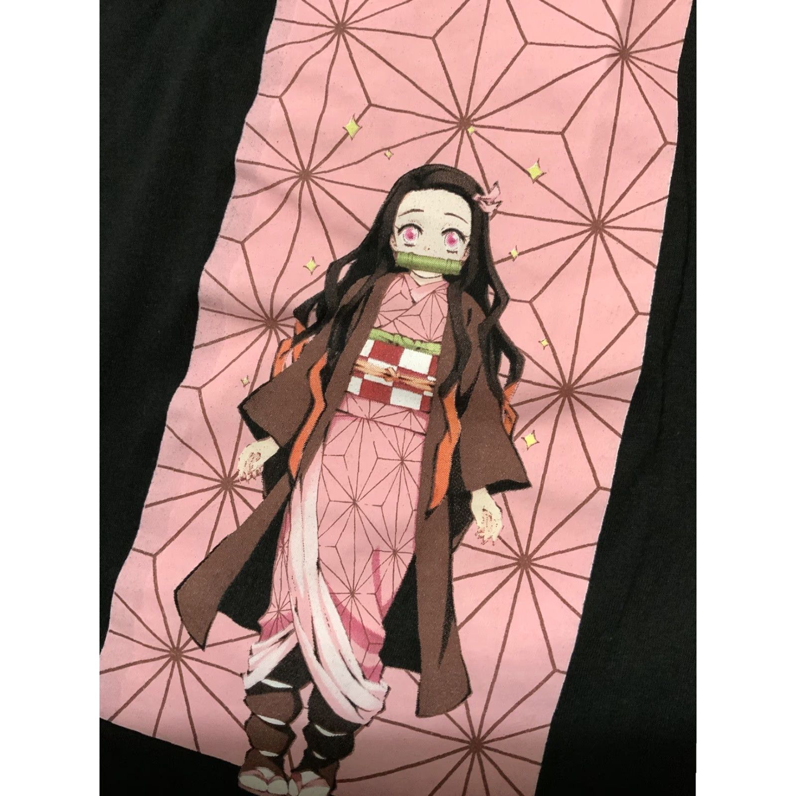 Vintage VINTAGE BoxLunch Demon Slayer Kimetsu No Yaiba Nezuko Kamado Anime Manga Pants 2XL Men's Black Lounge Size US 39 - 8 Thumbnail