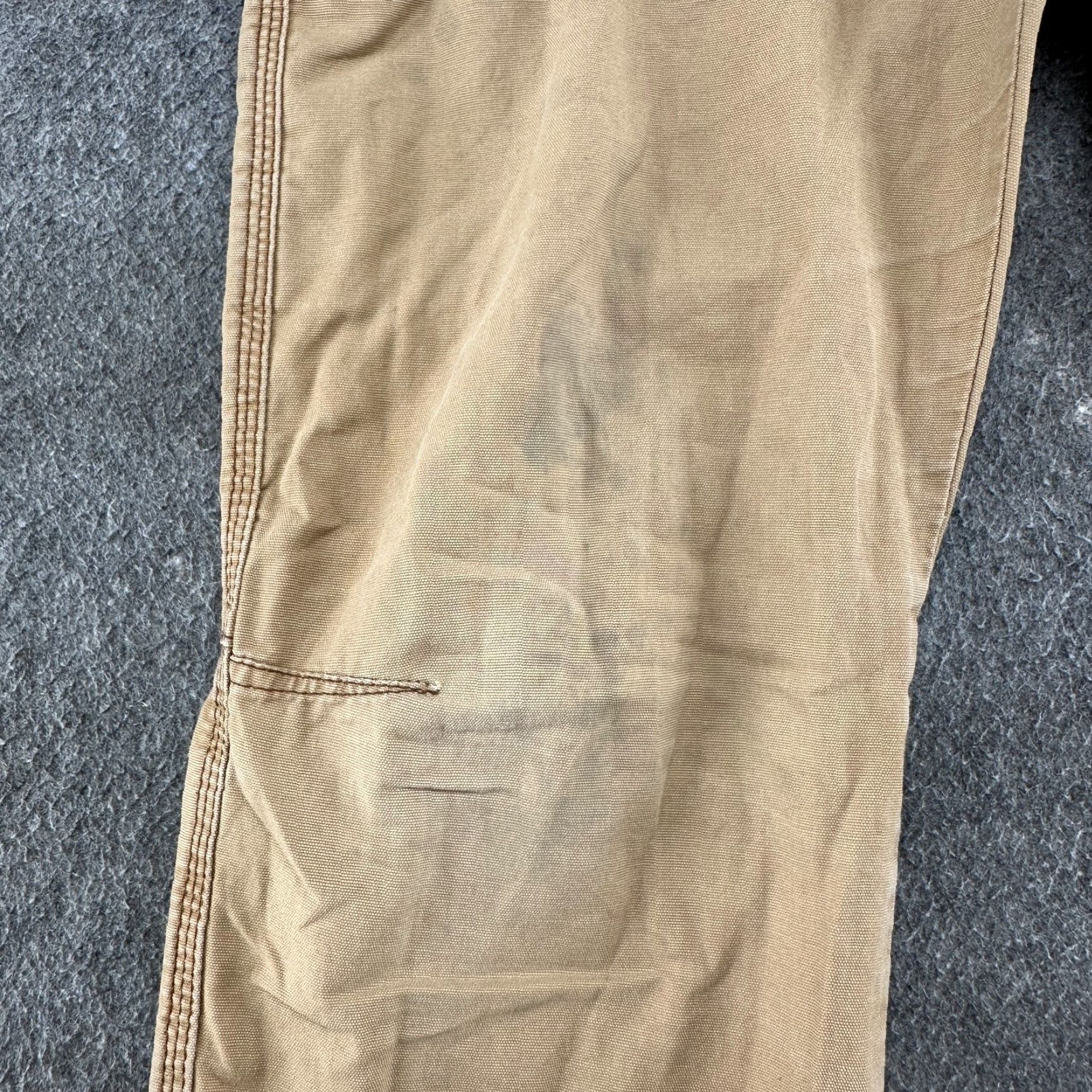 Wrangler Wrangler Pants Mens 32x30 Brown Cargo All Terrain Gear ATG Cotton Double Knee Pants Mens Brown Cargo 32x30 Vintage No Size US 32 / EU 48 - 3 Thumbnail