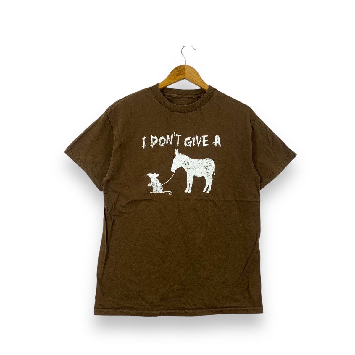 Vintage Vintage I DONT GIVE A RAT Cartoon Comic Strip Tee Shirt Size M / US 6-8 / IT 42-44 - 1 Thumbnail