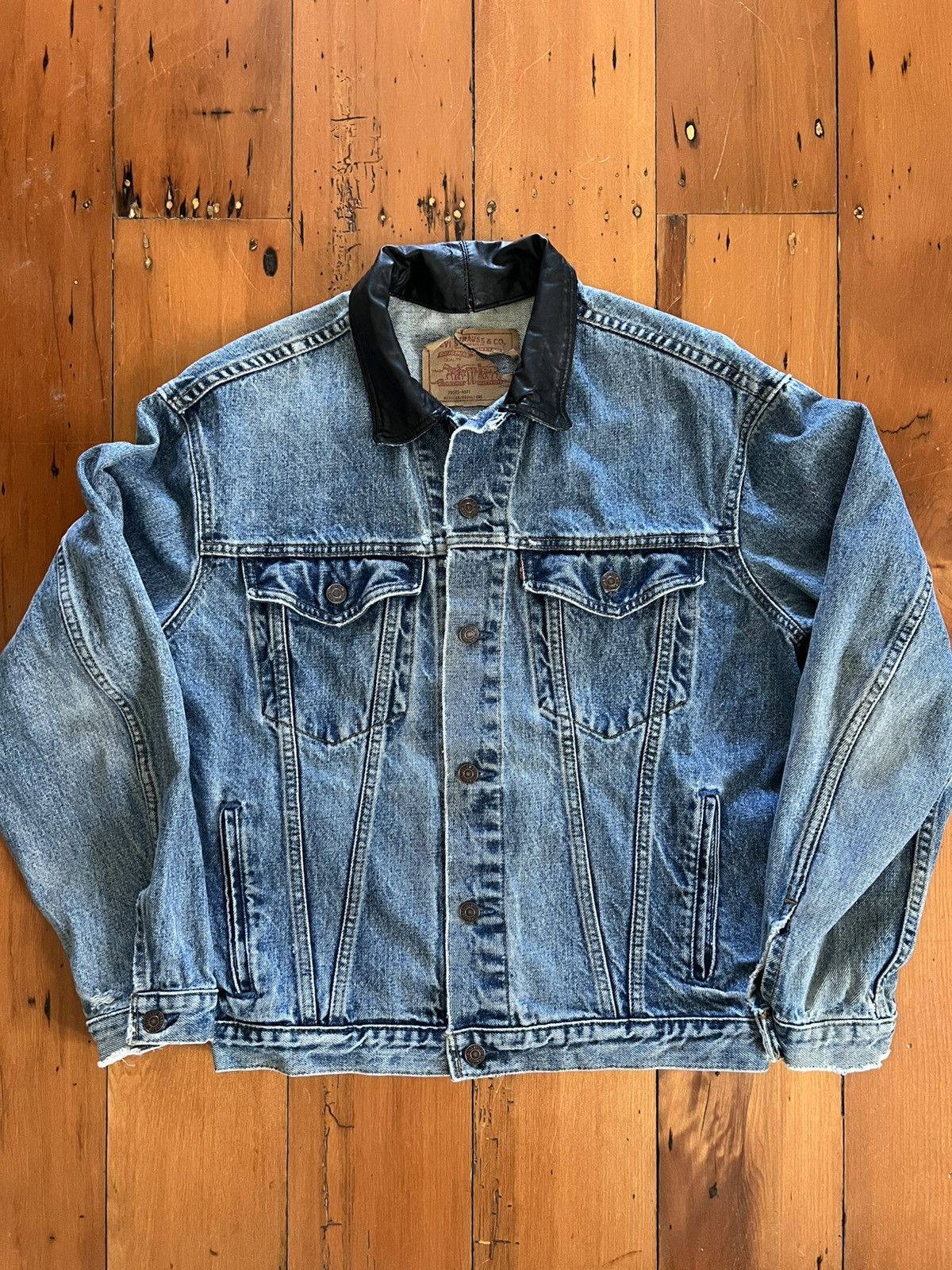 Levi's Vintage Clothing 1970s Levis Denim Jacket Size US S / EU 44-46 / 1 - 1 Thumbnail