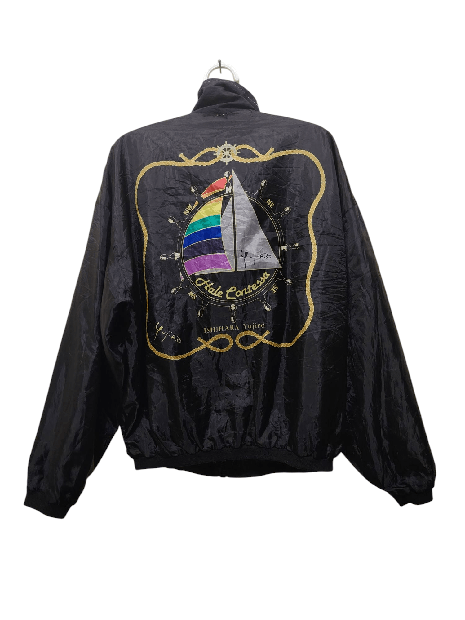 Japanese Brand Rare Japanese Design Yujiro Ishihara Reversible Nylon Jacket Size US M / EU 48-50 / 2 - 1 Thumbnail