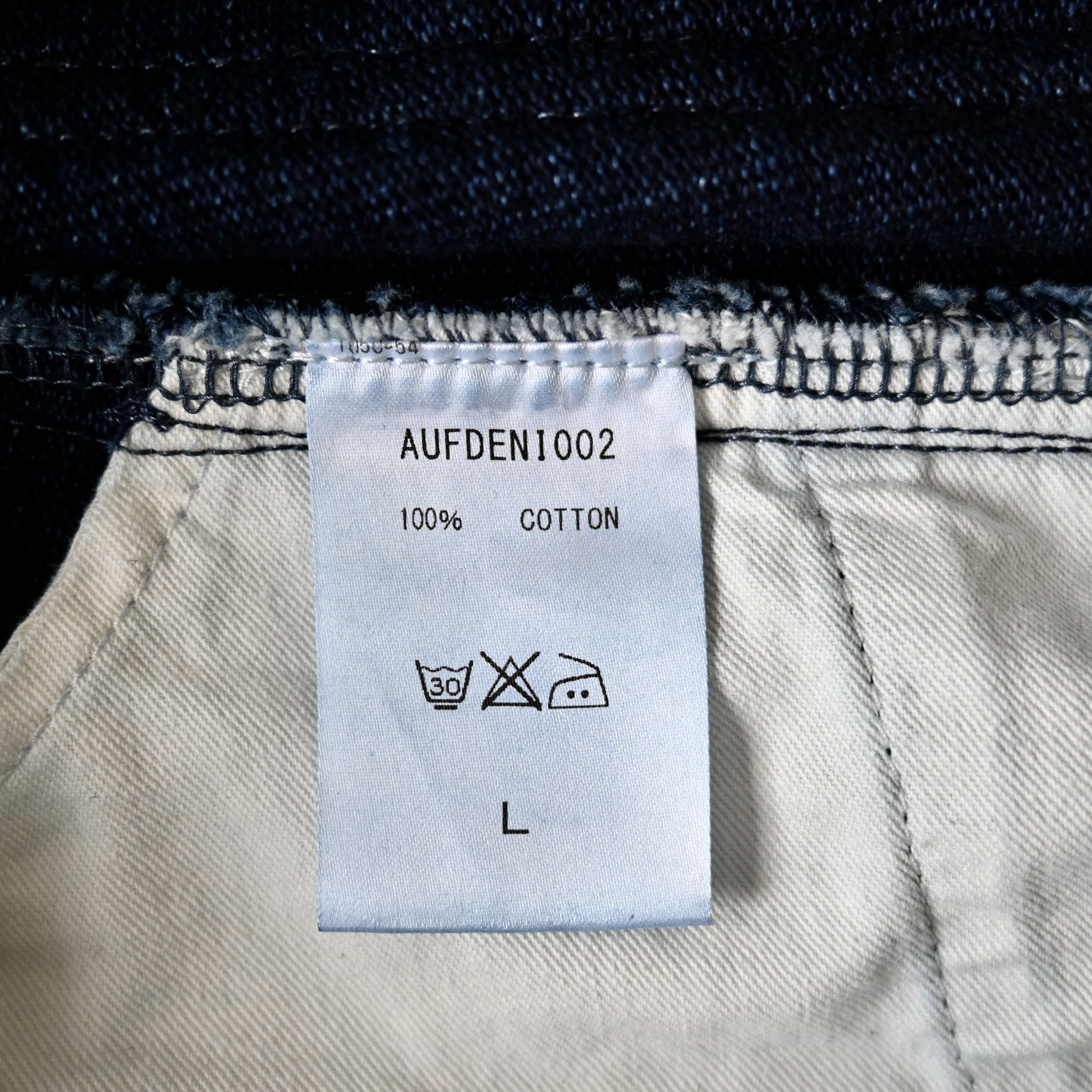 Japanese Brand AUGUSTE PRESENTATION "denim tenjiku" indigo tapered jeans Size US 33 - 12 Thumbnail