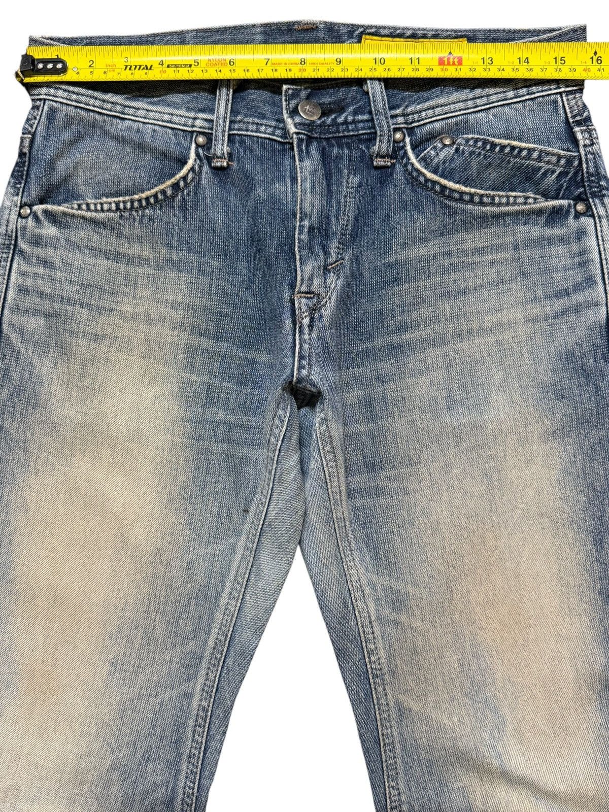Edwin Vintage Y2K Edwin E-Function Mud Wash Faded Twisted Leg Size US 31 - 11 Thumbnail