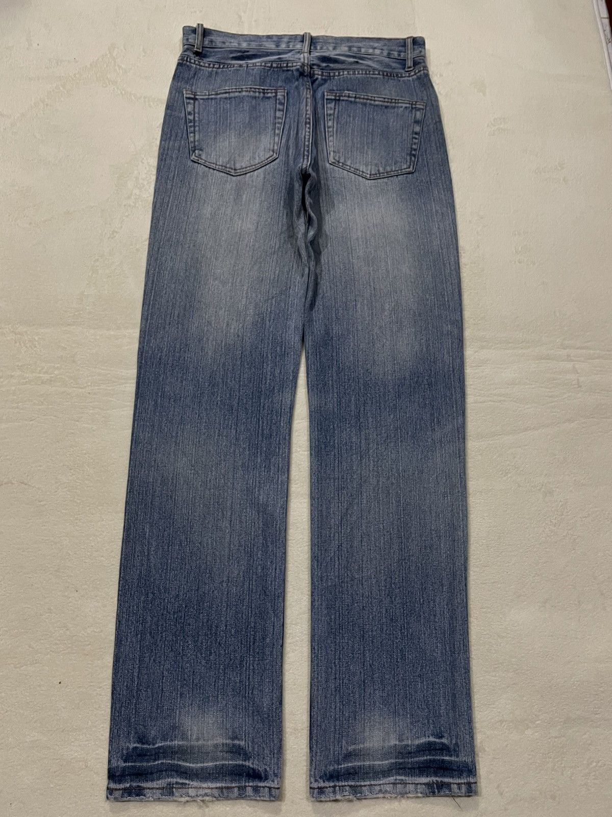 Japanese Brand Vintage Nylaus Jeans Distress Ripped Faded Denim Size US 32 / EU 48 - 11 Thumbnail