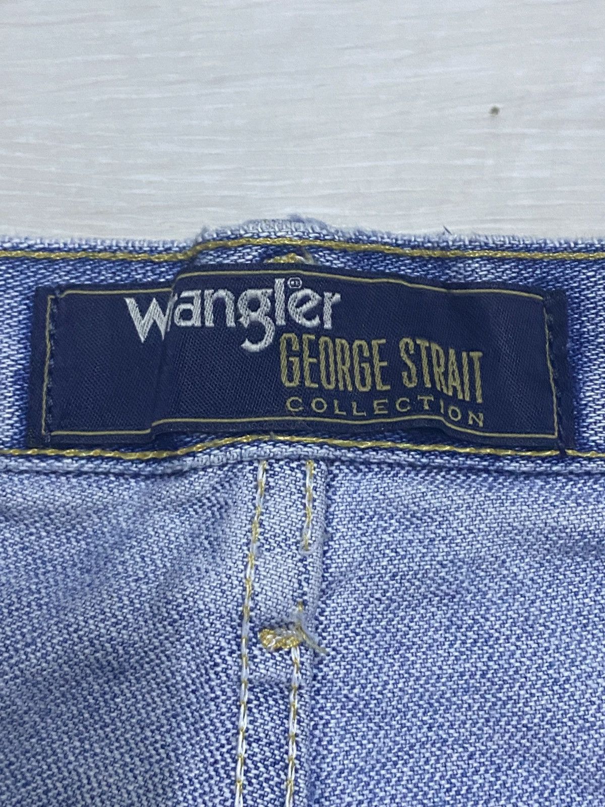 Sandro × Wrangler Vintage Wrangler George Strait Blue Wash Jeans Size US 34 / EU 50 - 16 Thumbnail