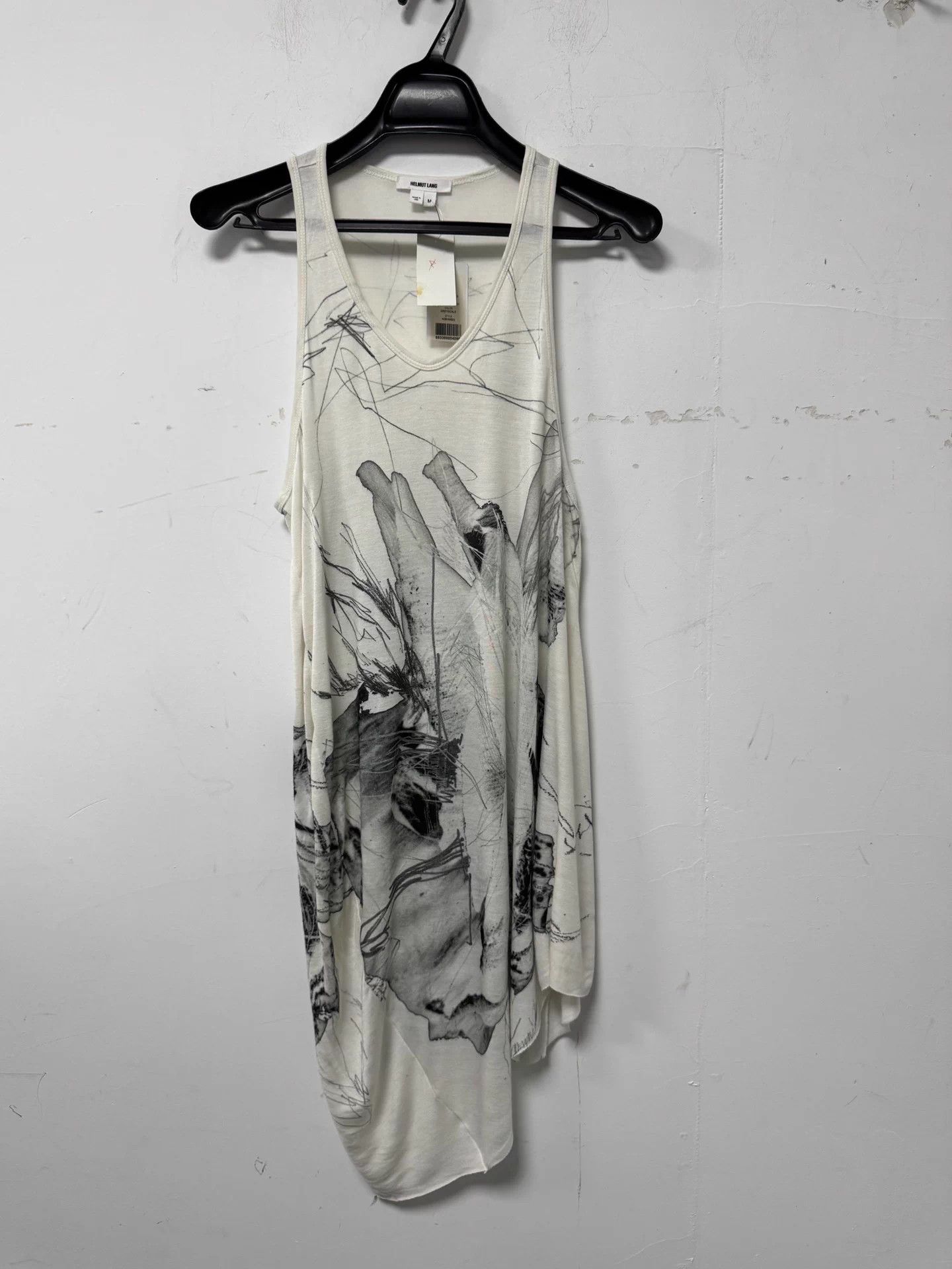 Helmut Lang SS05 Rope-Print Tank Top | Grailed