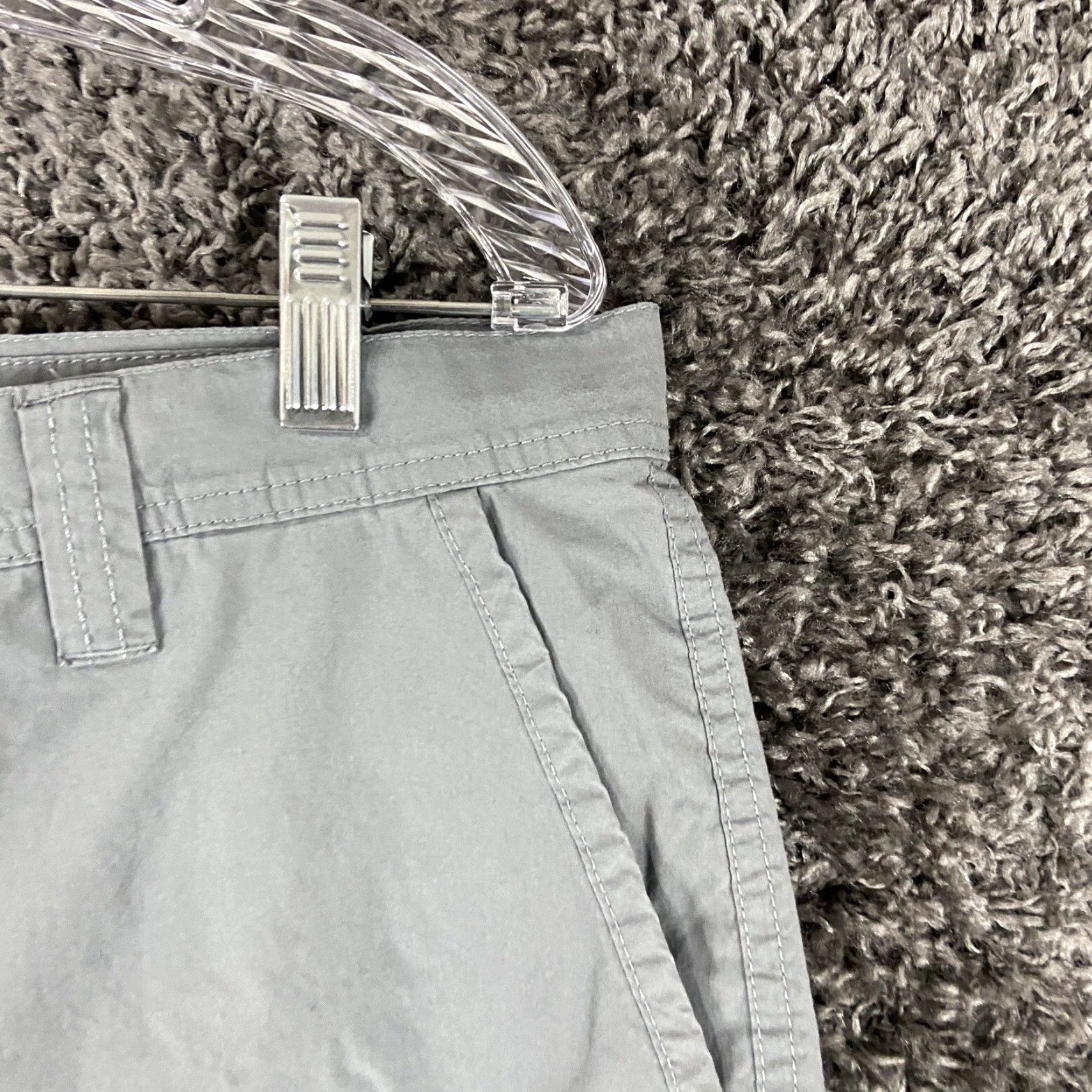 Vintage Columbia Gray Shorts Men 36 Chino Regular - Mens Size US 36 / EU 52 - 3 Thumbnail