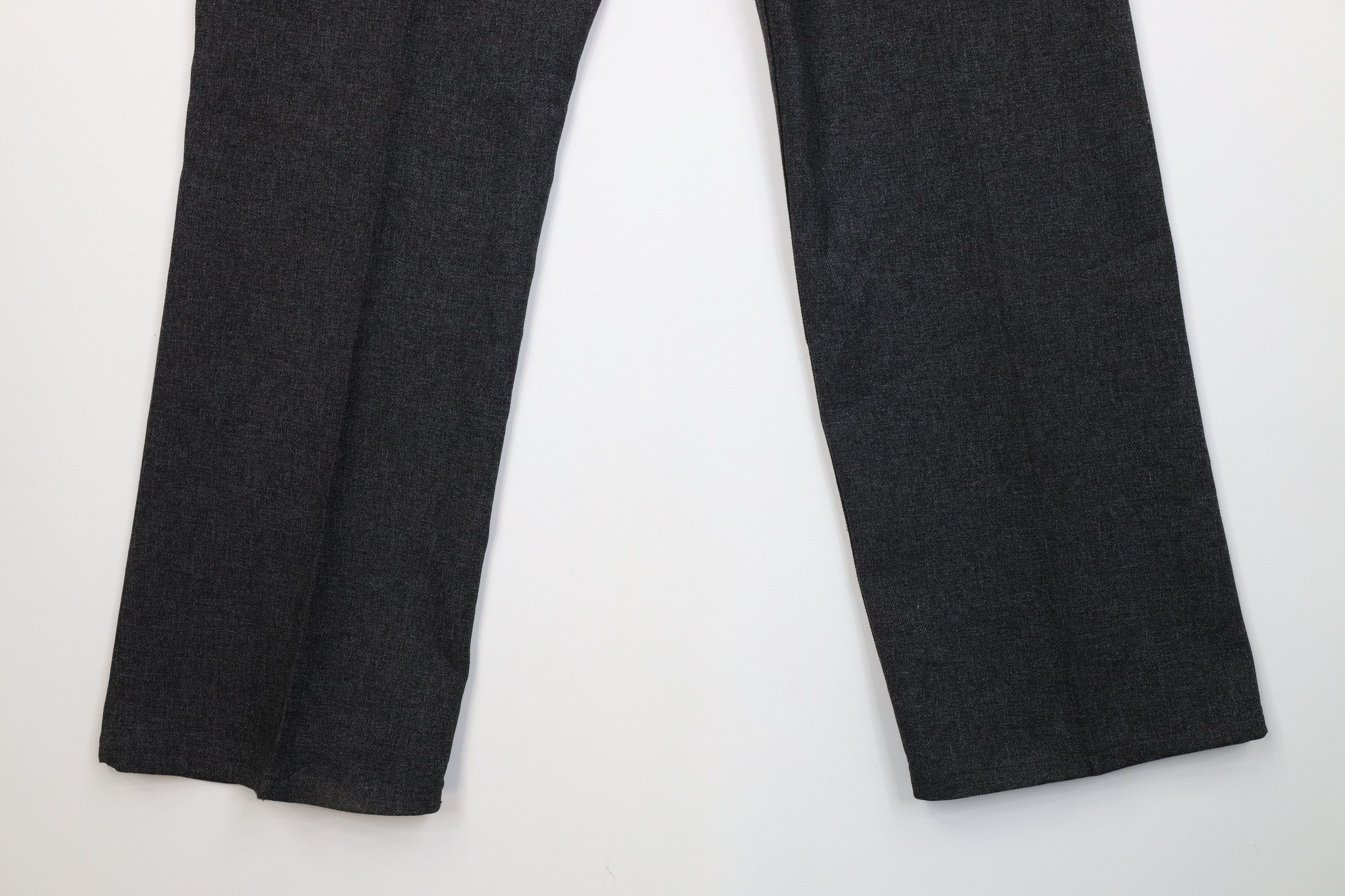 Levi's Vintage 90s Levis Knit Flared Wide Leg Chino Pants Gray USA Size US 38 / EU 54 - 13 Thumbnail