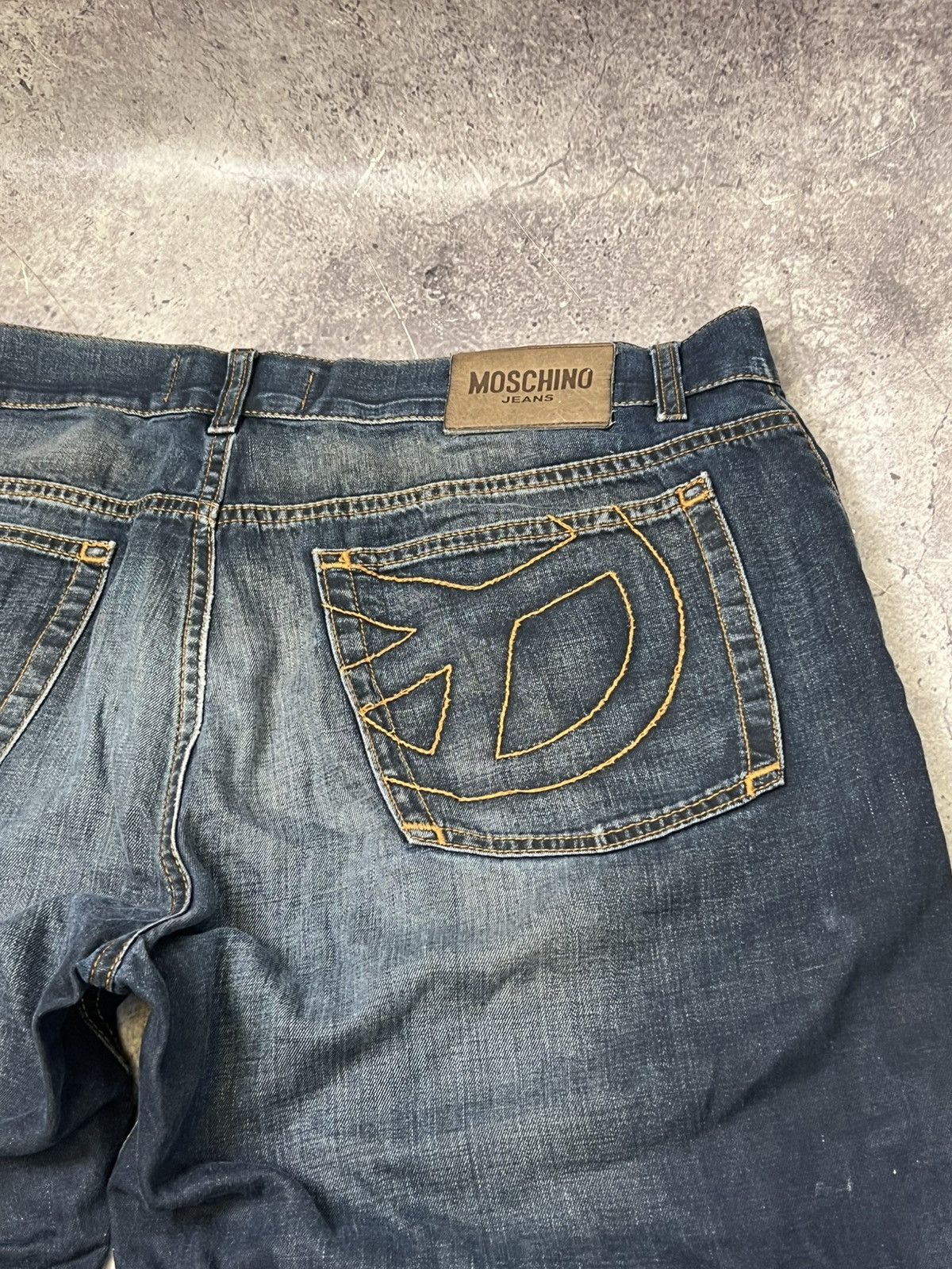 Moschino × Vintage Moschino Vintage distressed Mens Patchwork jeans Size US 38 / EU 54 - 3 Thumbnail